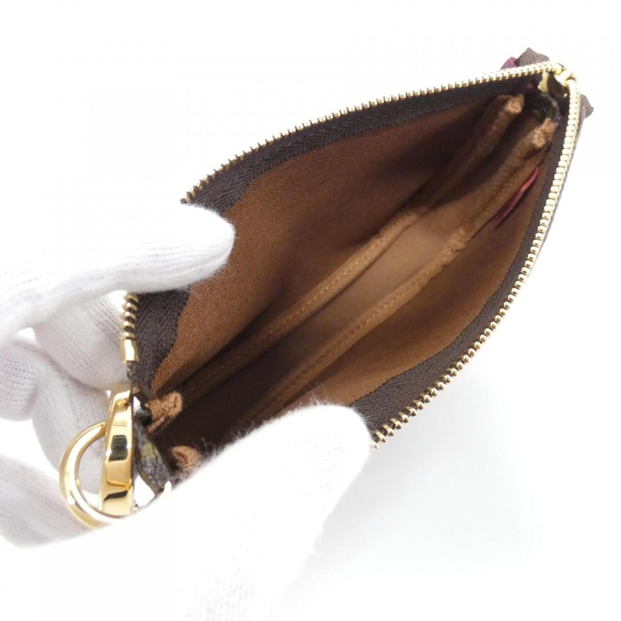 Louis Vuitton Marron Coated Canvas Pochette Pouch (Pre-Owned)