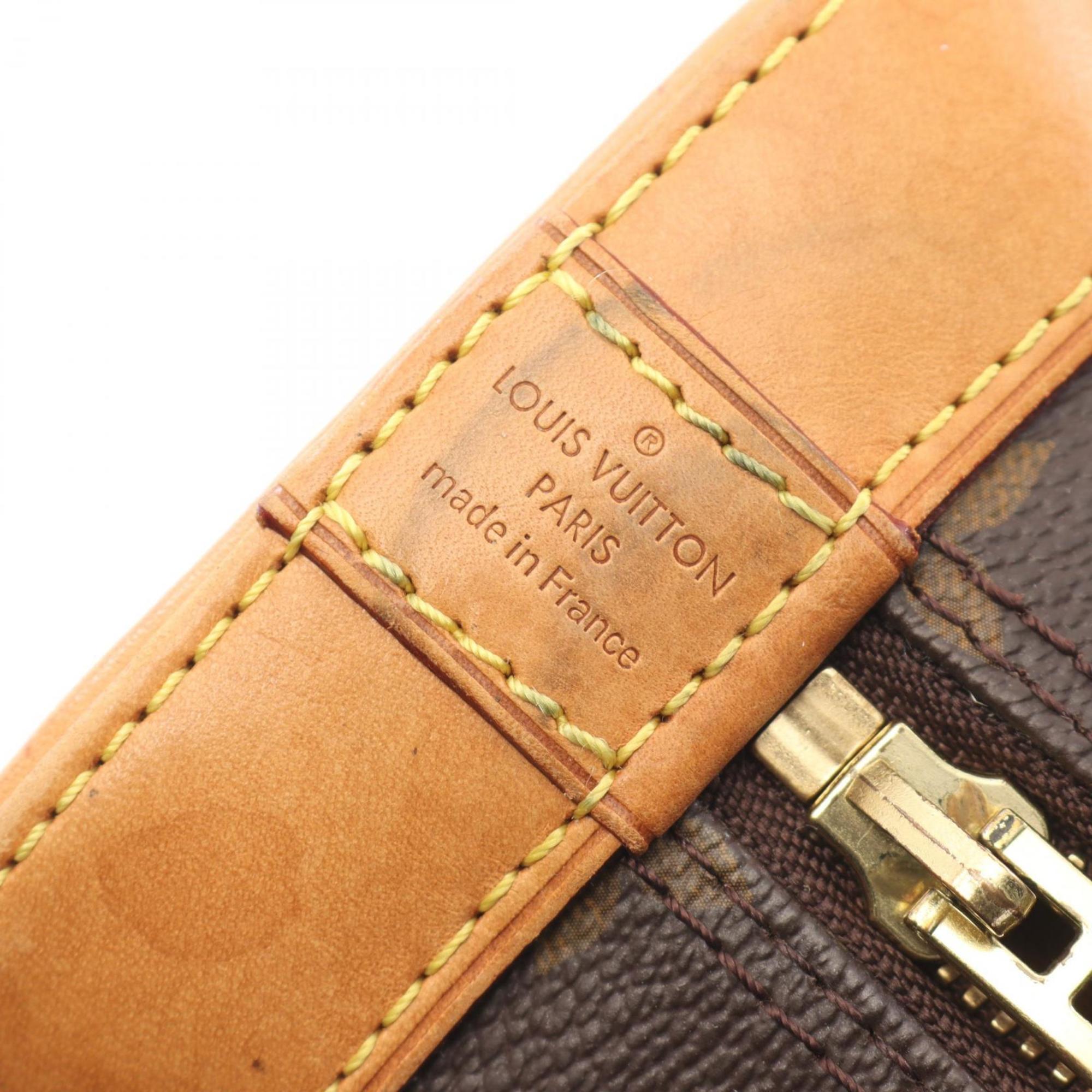 Louis Vuitton Brown Coated Canvas Leather Handbag (Pre-Owned)