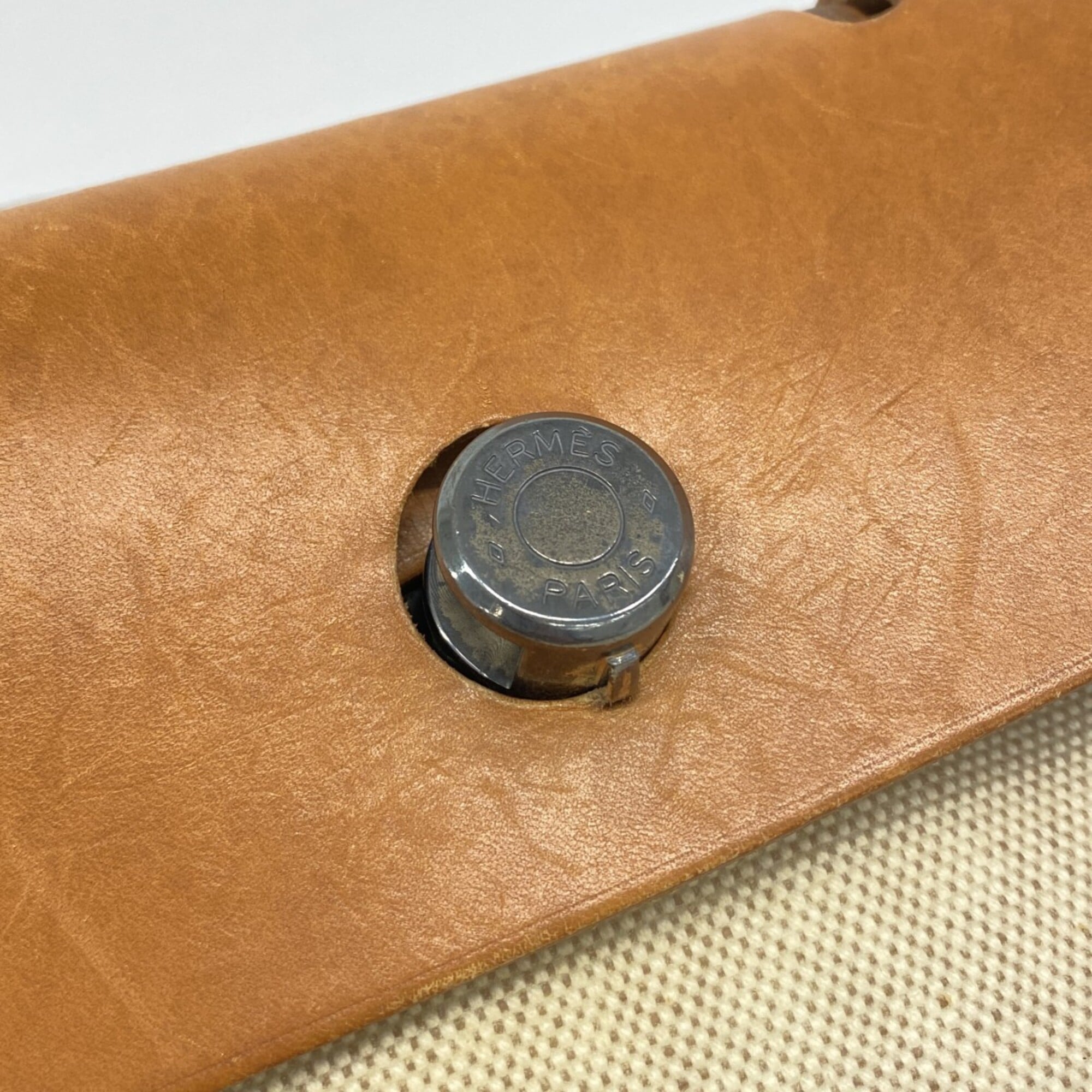 Hermes Natural Toile H Backpack (Pre-Owned)