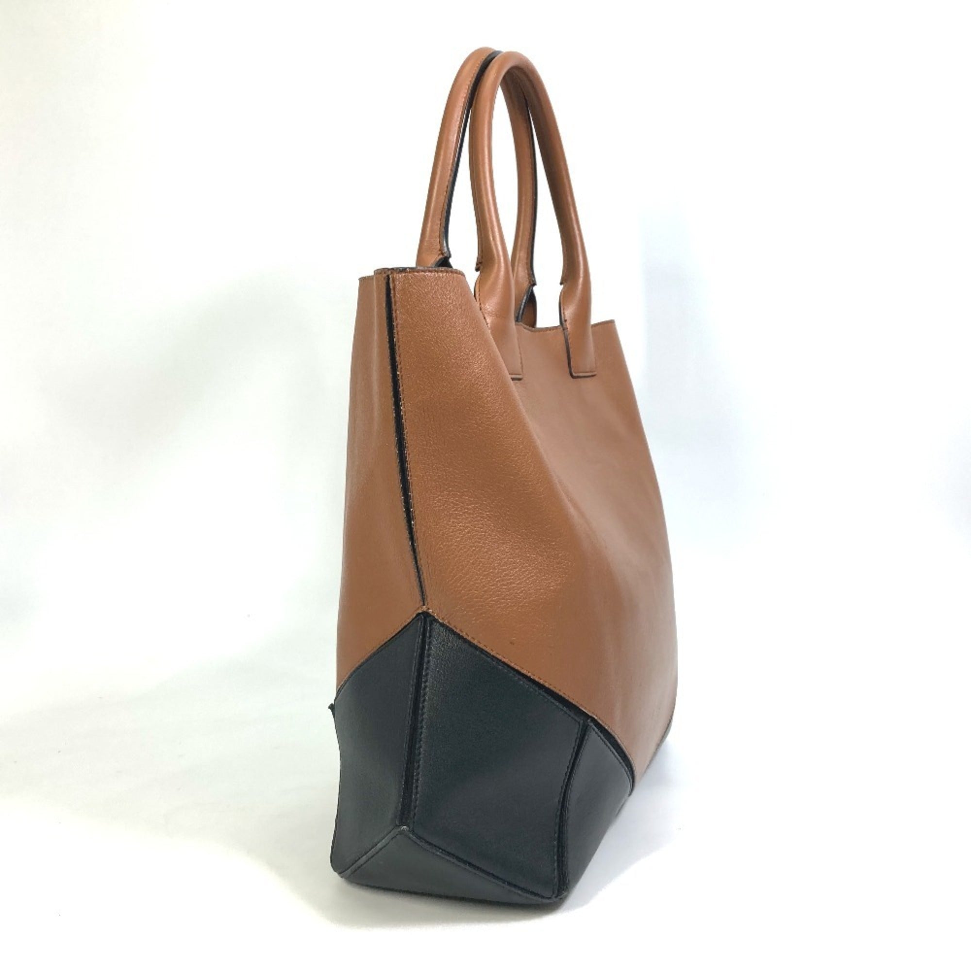 Givenchy Black Brown Handbag Shoulder Bag Tote Bag (Pre-Owned)