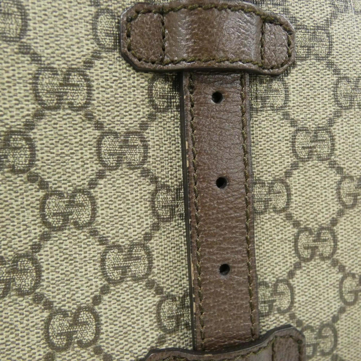 Gucci Beige Brown Gg Supreme Handbag (Pre-Owned)