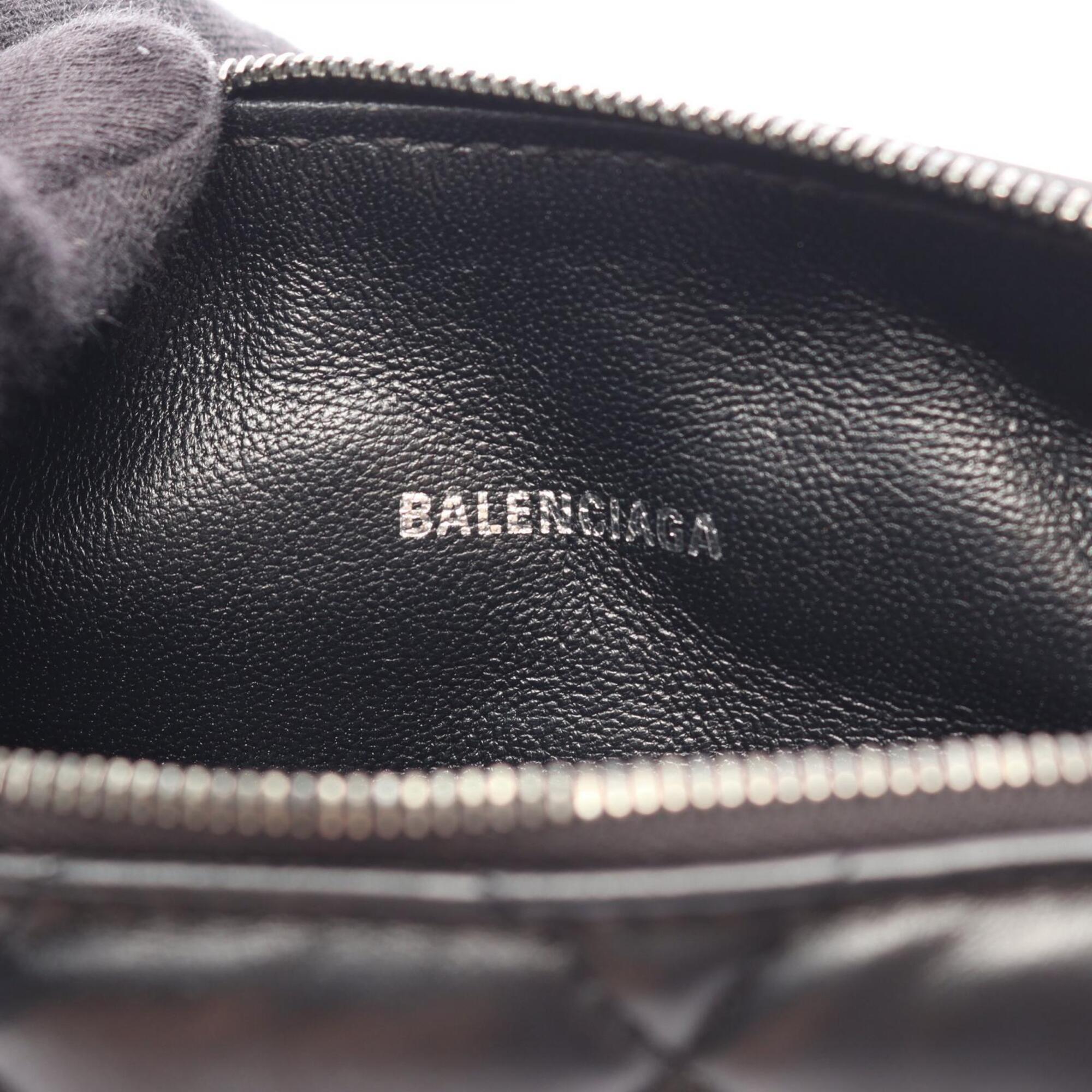 Balenciaga Black Leather Shoulder Bag (Pre-Owned)
