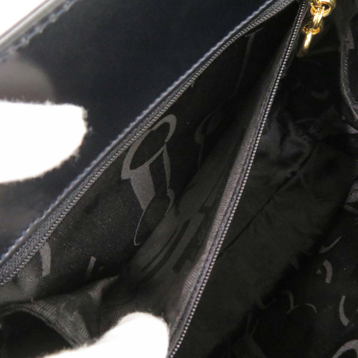 Salvatore Ferragamo Navy Leather Handbag (Pre-Owned)