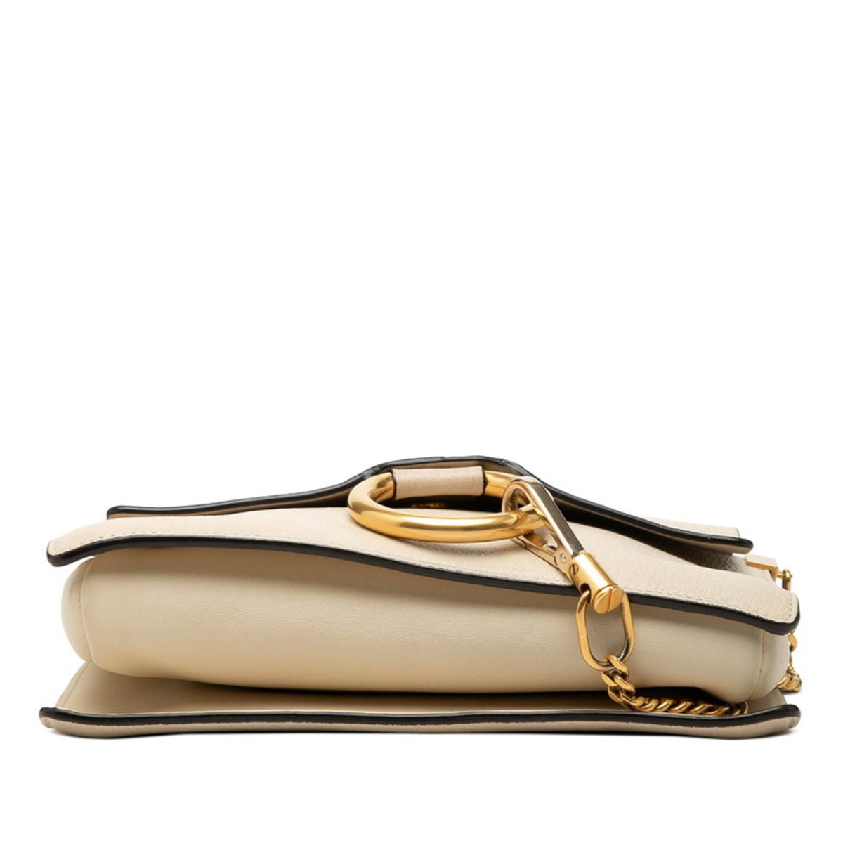 Chloé Beige Leather Shoulder Bag (Pre-Owned)