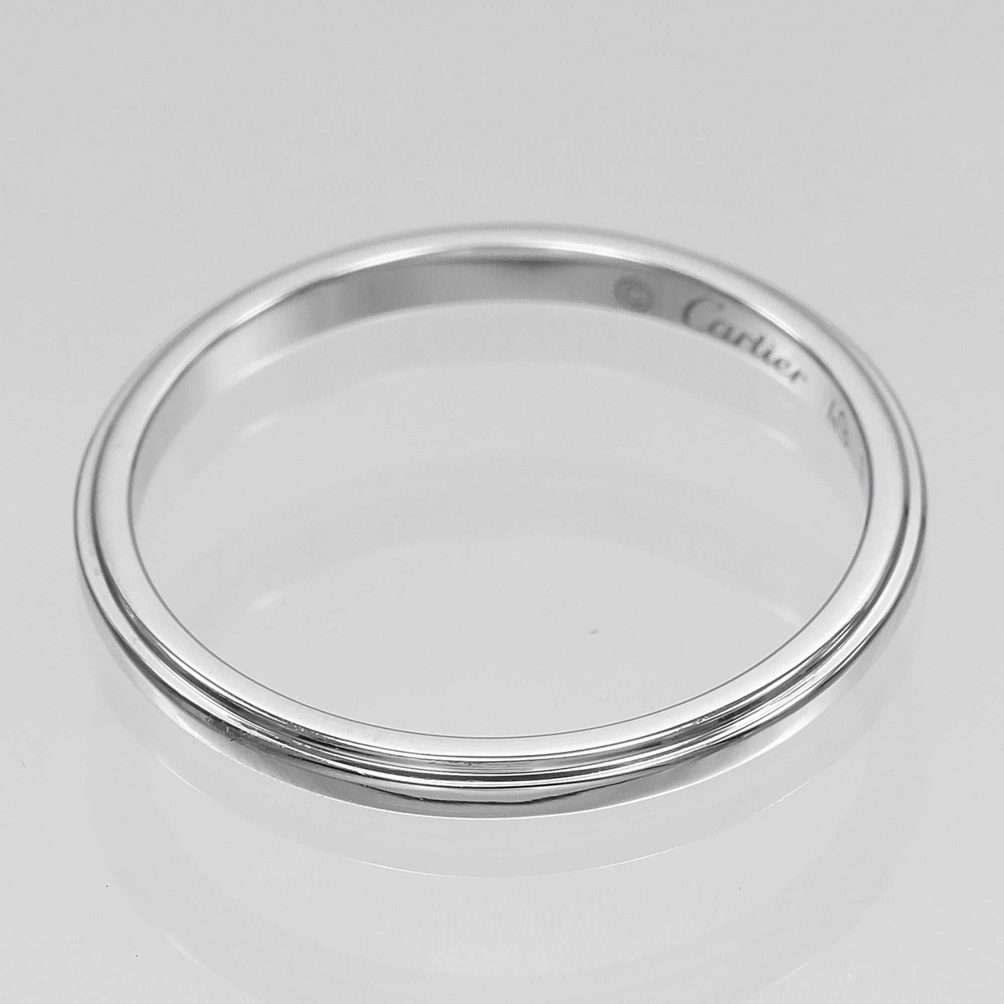 Cartier Platinum 950 Band Ring (Pre-Owned)
