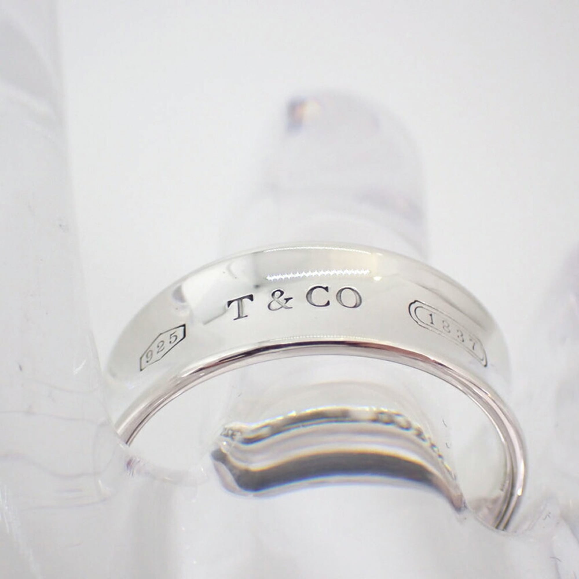 Tiffany Sterling Silver 925 Band Ring (Pre-Owned)