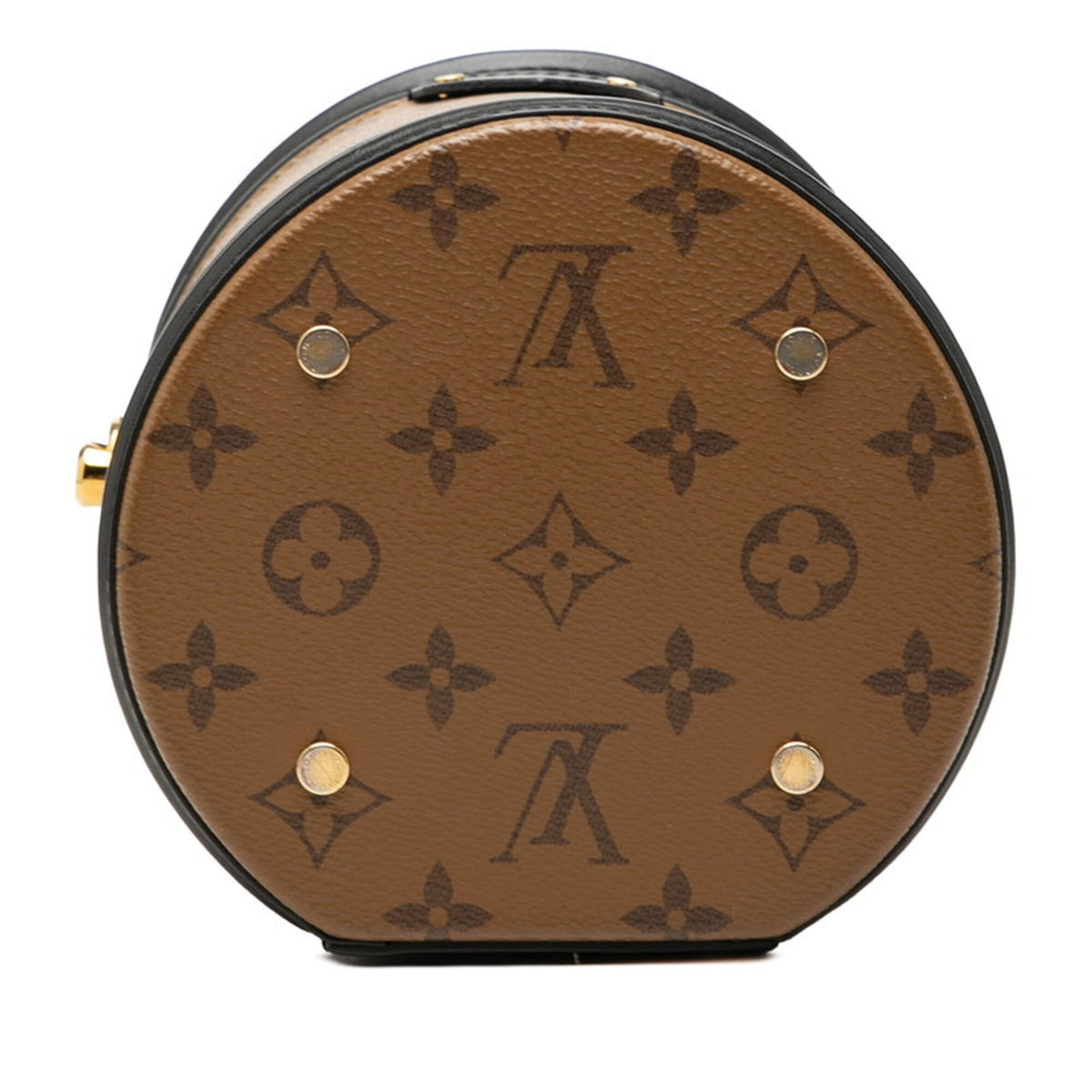 Louis Vuitton Brown Pvc Leather Shoulder Bag Vanity Bag (Pre-Owned)