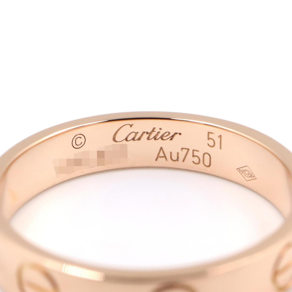 Cartier Gold Pink Gold (18K) Band Ring (Pre-Owned)