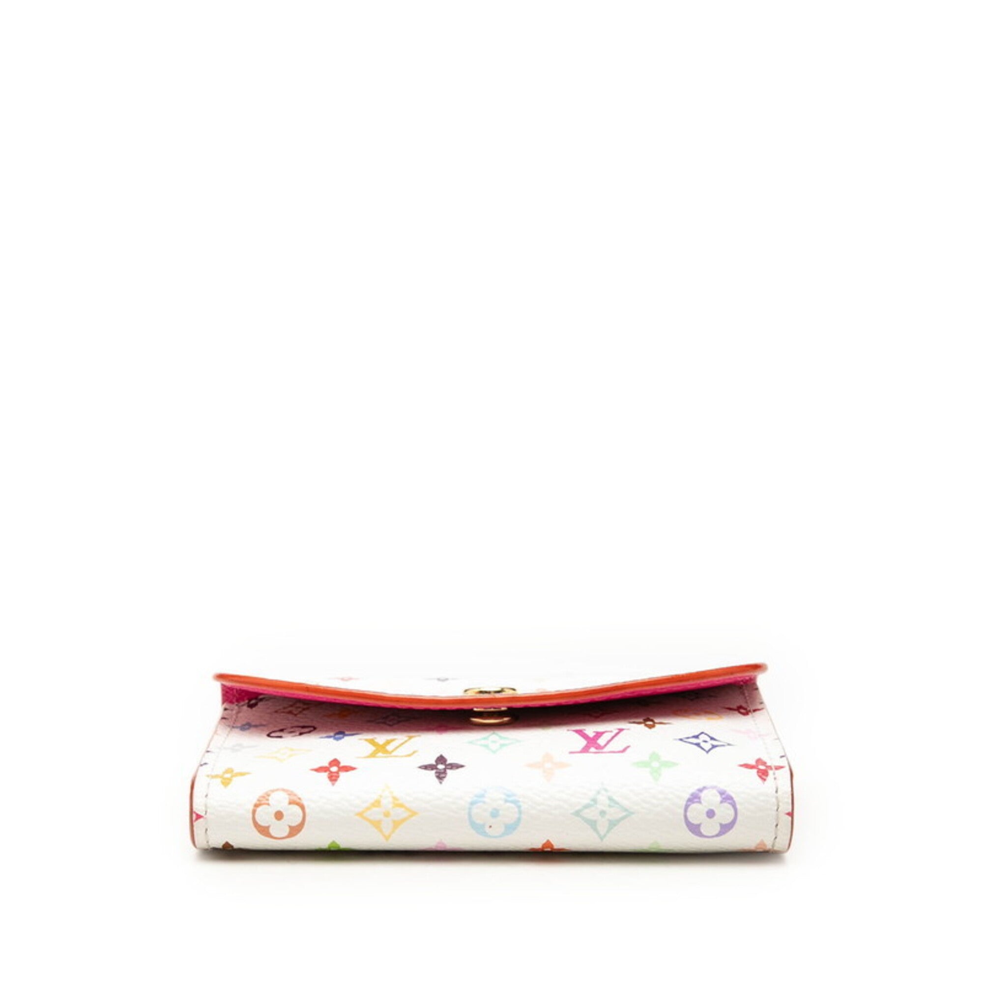 Louis Vuitton Multi-Color White Pvc Leather Coin Purse/Coin Case (Pre-Owned)