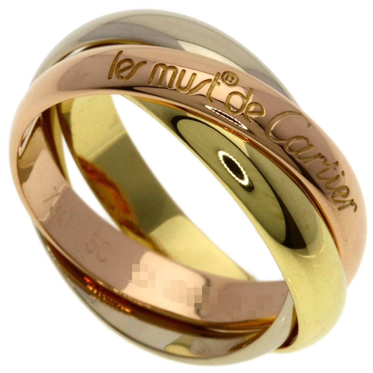Cartier Yellow Gold (18K) Pink Gold (18K) White Gold (18K) Band Ring (Pre-Owned)