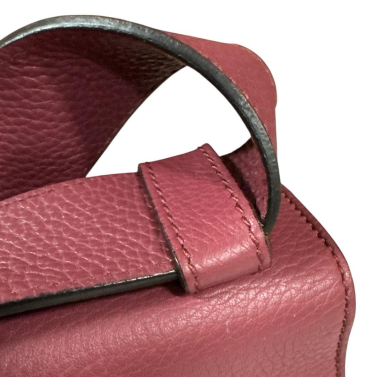 Gucci Pink Leather Shoulder Bag (Pre-Owned)