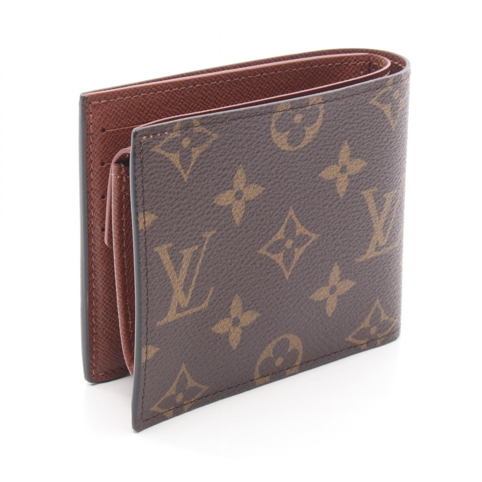 Louis Vuitton Brown Coated Canvas Pvc Wallet (Bi-Fold) (Pre-Owned)