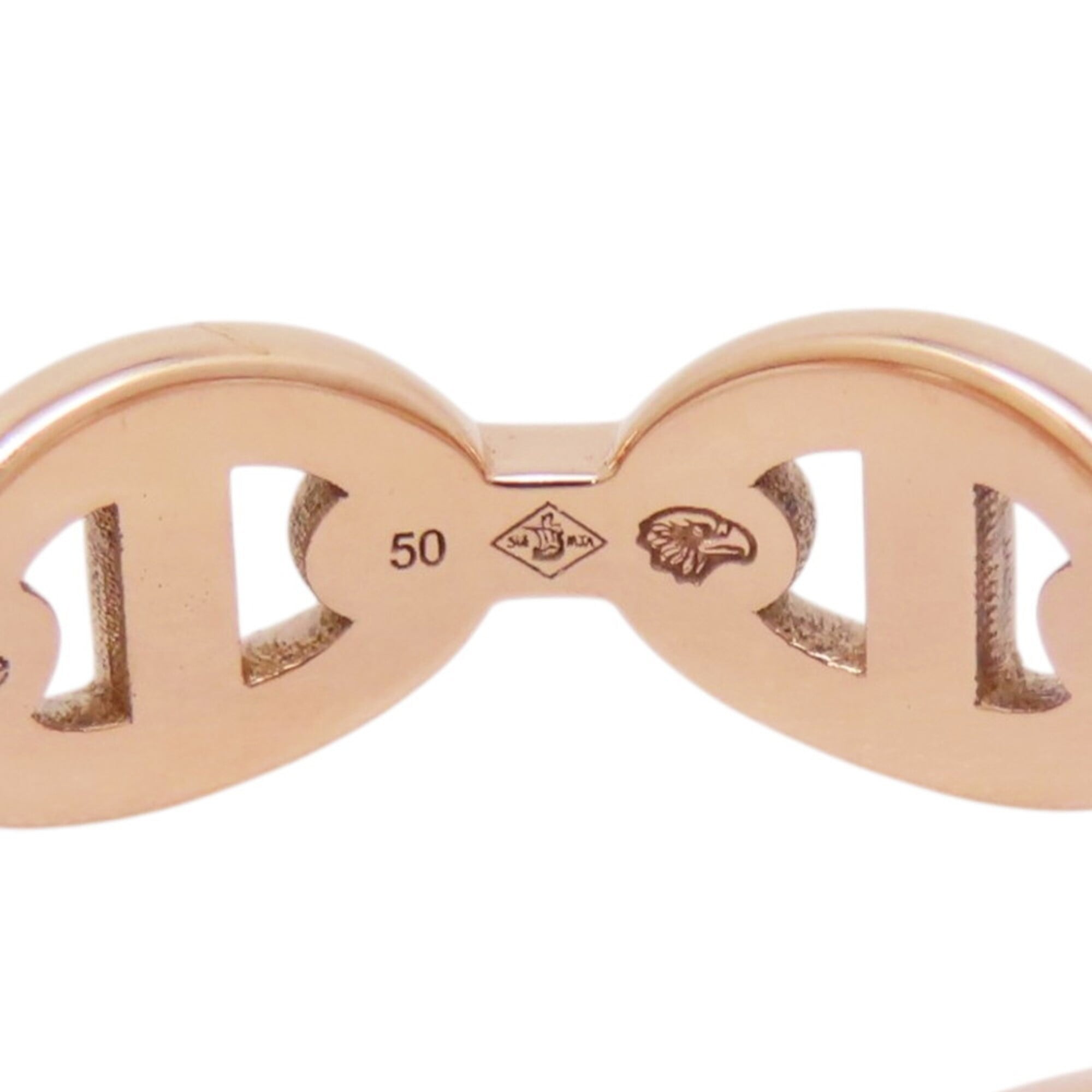 Hermes Pink Gold (18K) Band Ring (Pre-Owned)
