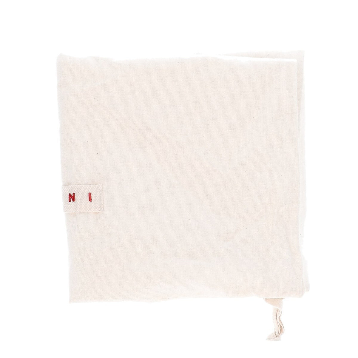 Marni Ivory Navy Red Color Canvas Shoulder Bag (Pre-Owned)