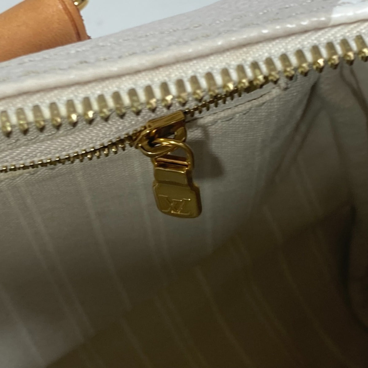 Louis Vuitton Orange Monogram Boston Bag Handbag Shoulder Bag (Pre-Owned)