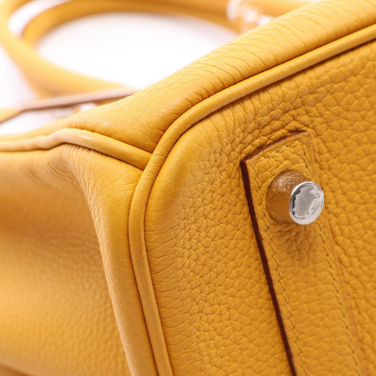 Hermes Yellow Togo Leather Handbag (Pre-Owned)