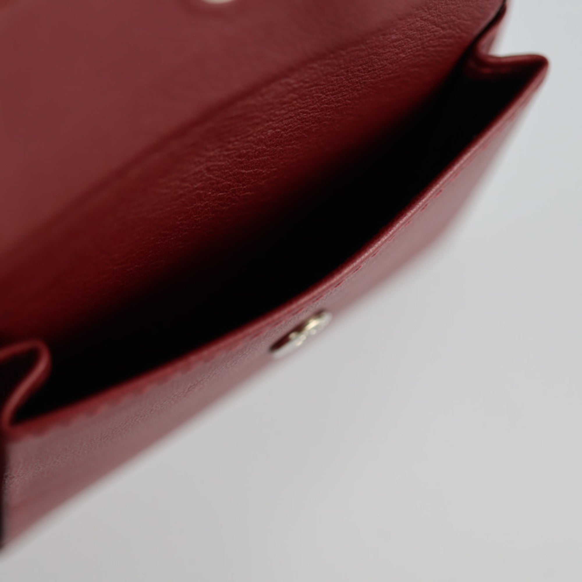 Gucci Bordeaux Leather Wallet (Bi-Fold) (Pre-Owned)