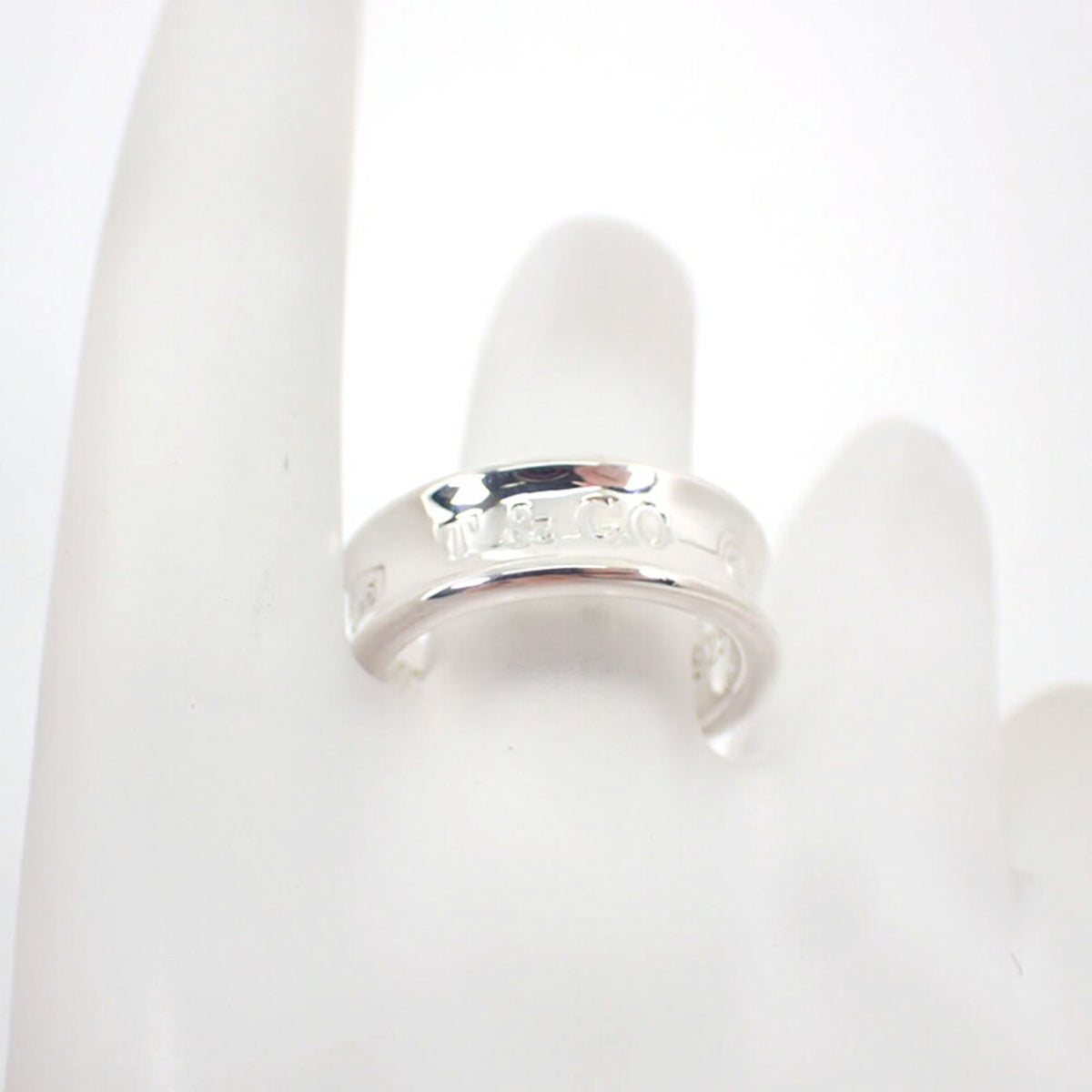 Tiffany Sterling Silver 925 Band Ring (Pre-Owned)