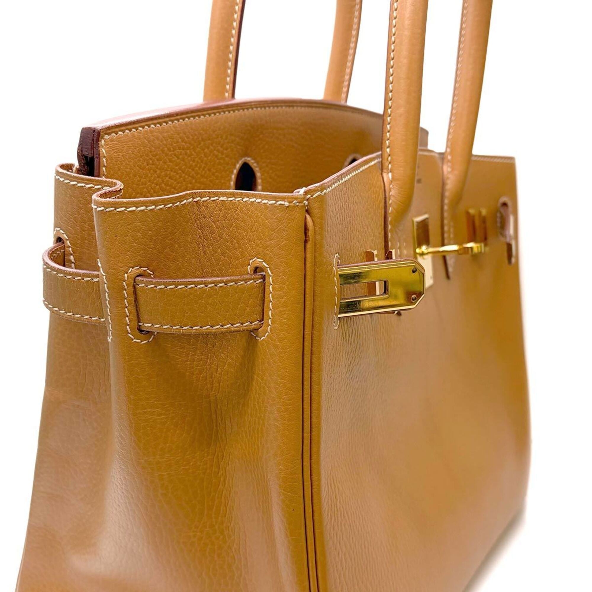 Hermes Natural Ardennes Leather Handbag (Pre-Owned)
