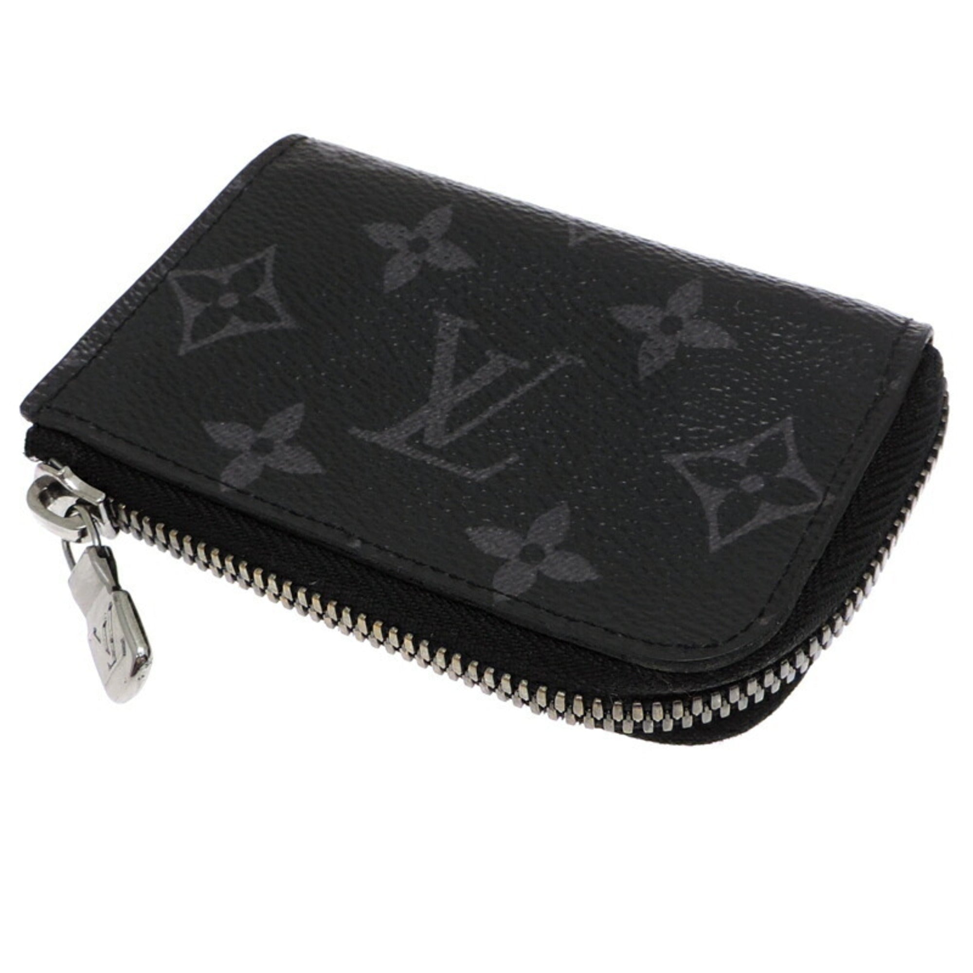 Louis Vuitton Black Monogram Eclipse Coin Purse/Coin Case (Pre-Owned)