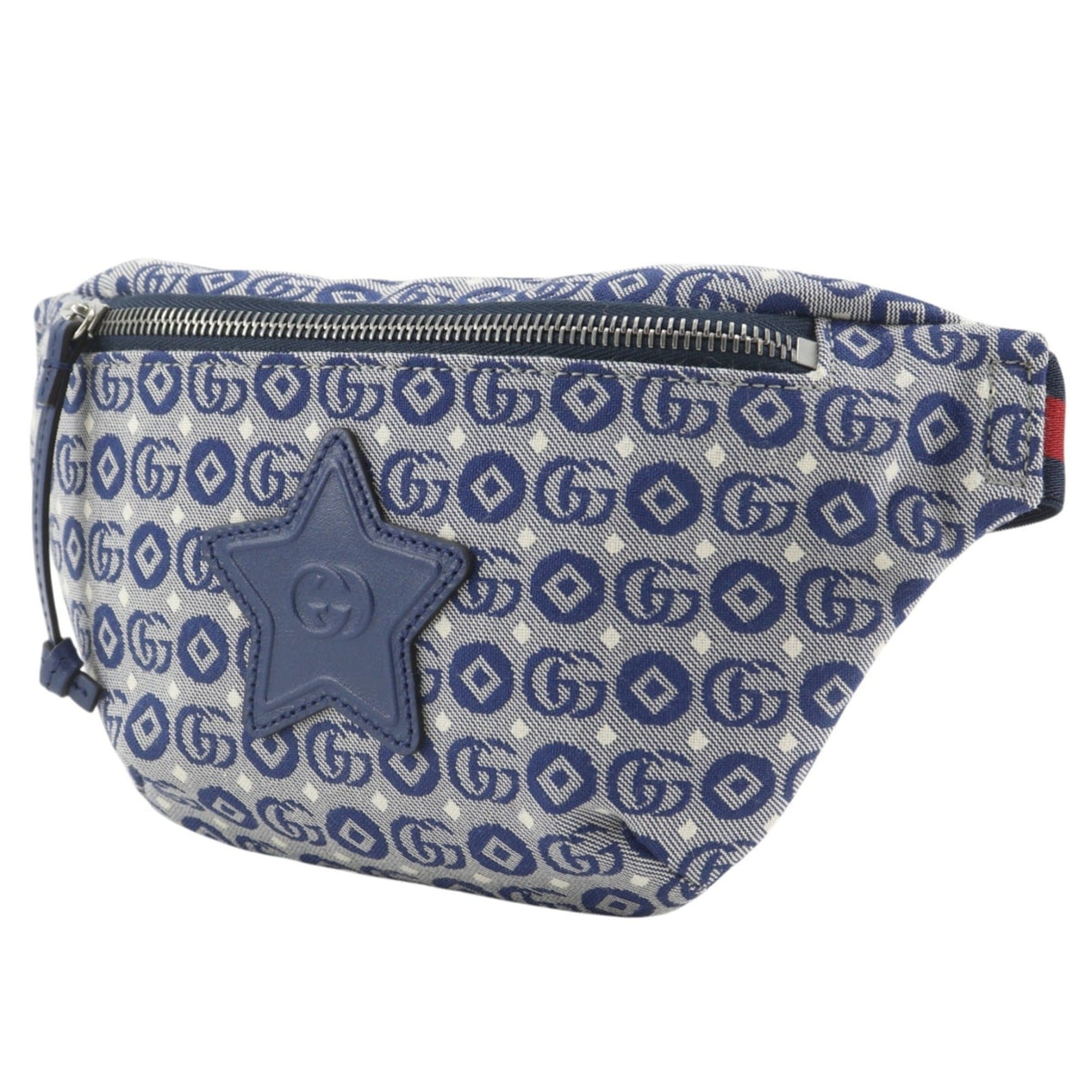 Gucci Navy Canvas Fanny Pack (Pre-Owned)