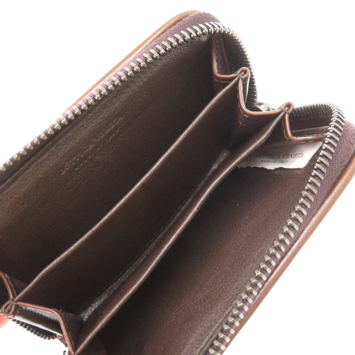 Bottega Veneta Brown Leather Coin Purse/Coin Case (Pre-Owned)