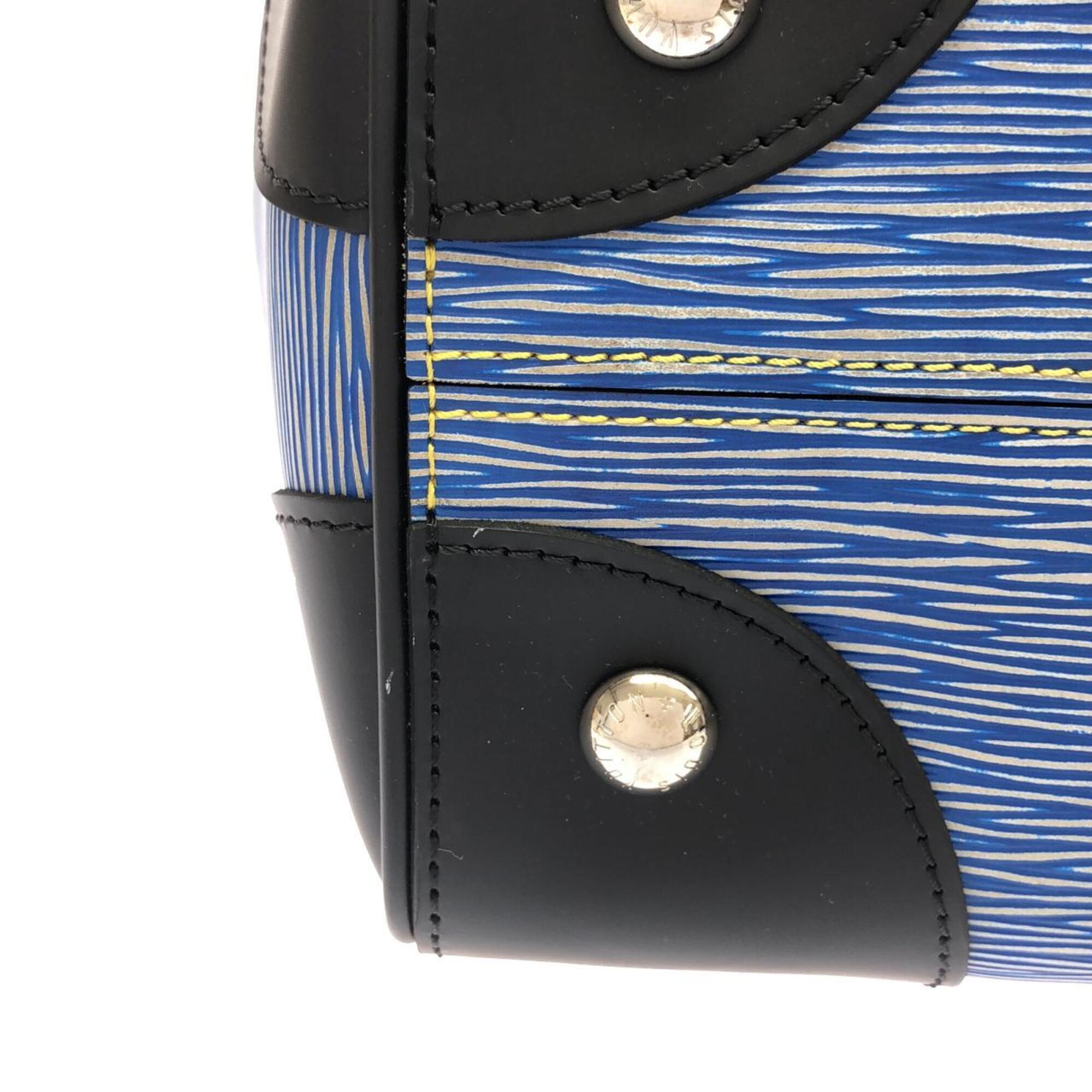 Louis Vuitton Epi Denim Blue Leather Handbag (Pre-Owned)
