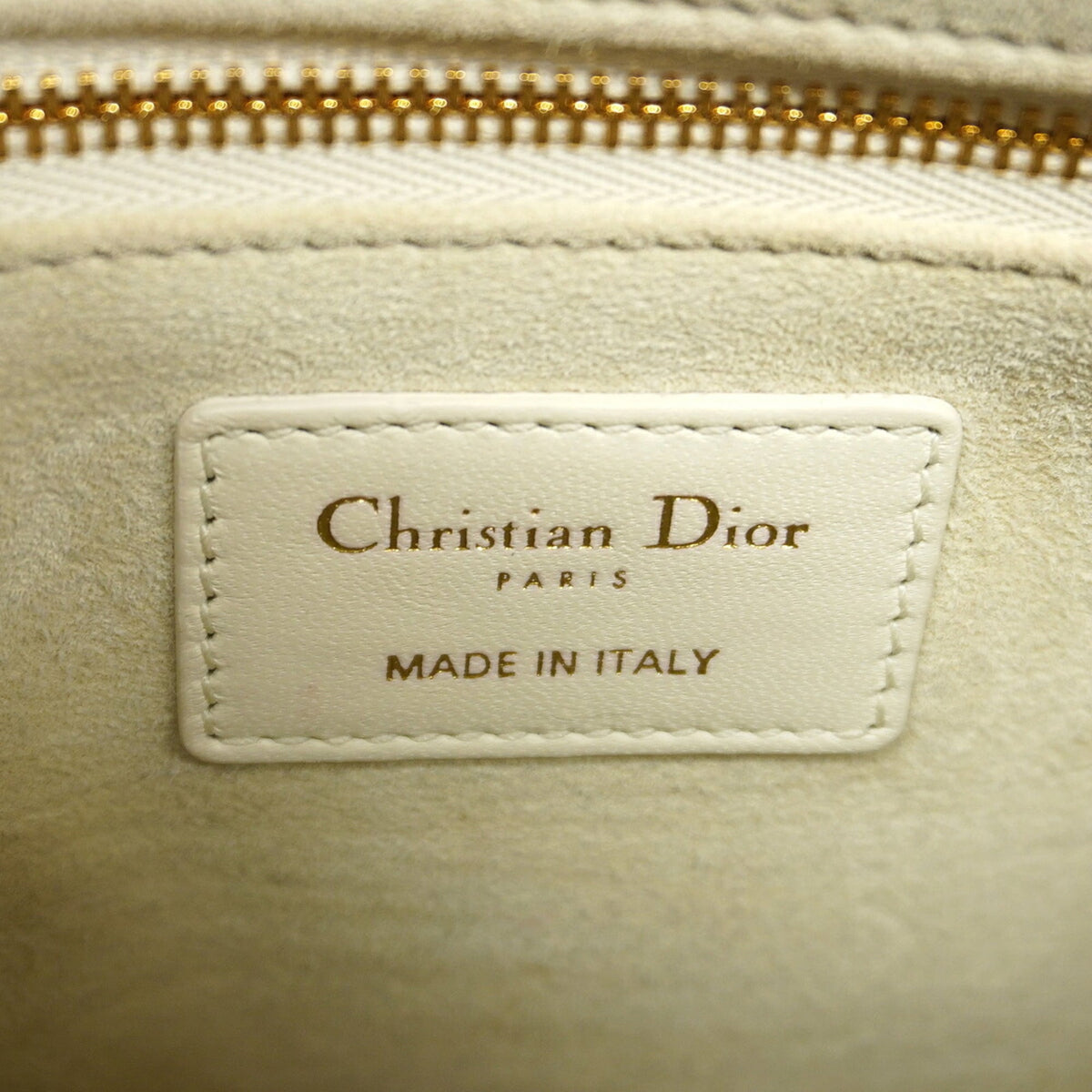 Christian Dior White Leather Handbag (Pre-Owned)