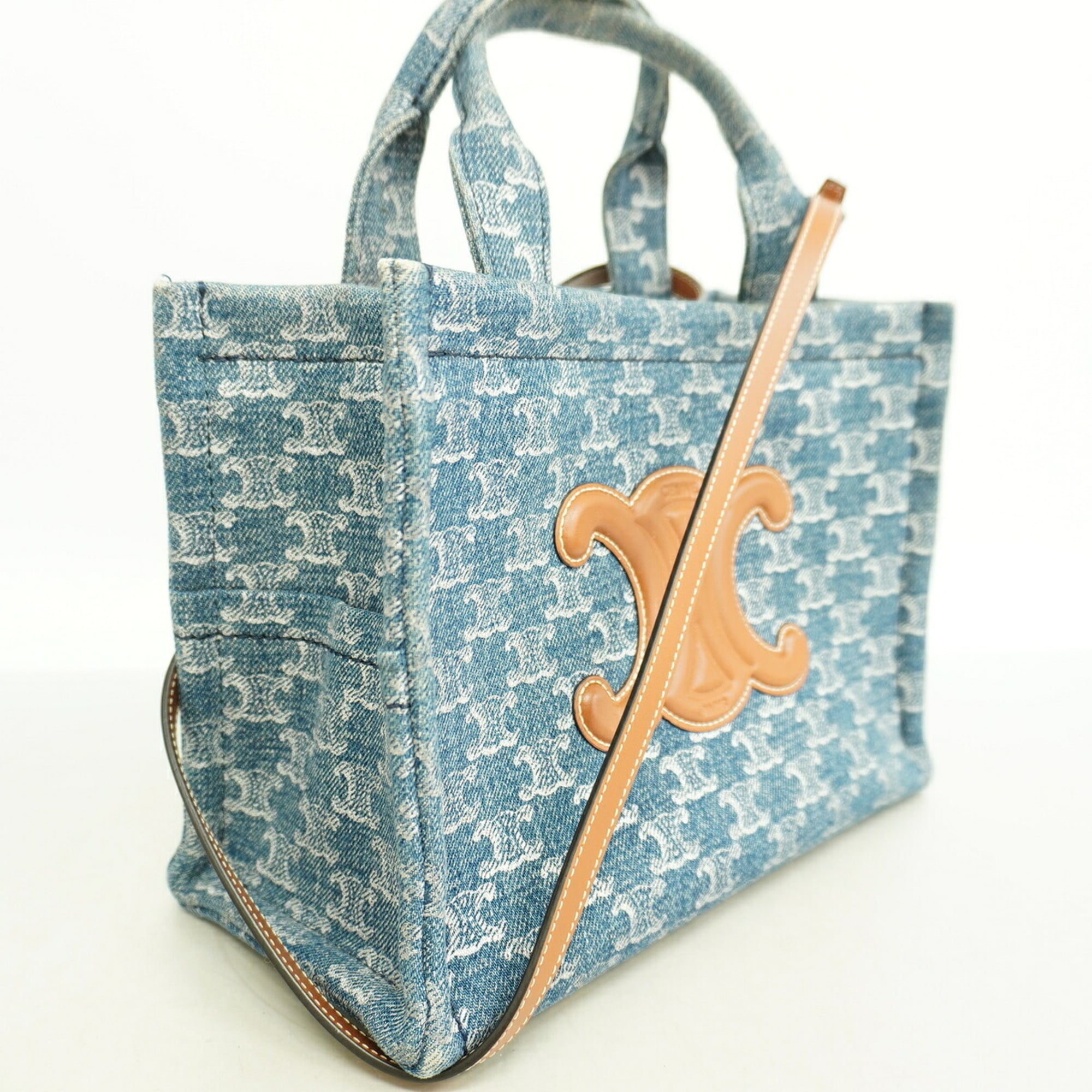 Celine Blue Denim Tote Bag (Pre-Owned)