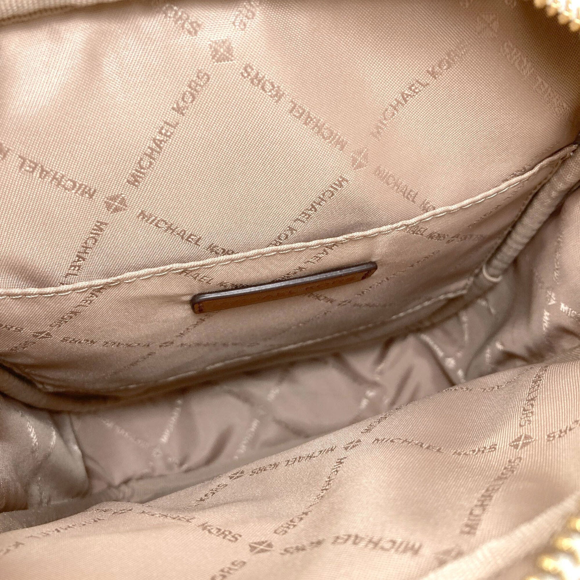 Michael Kors Beige Pvc Shoulder Bag (Pre-Owned)