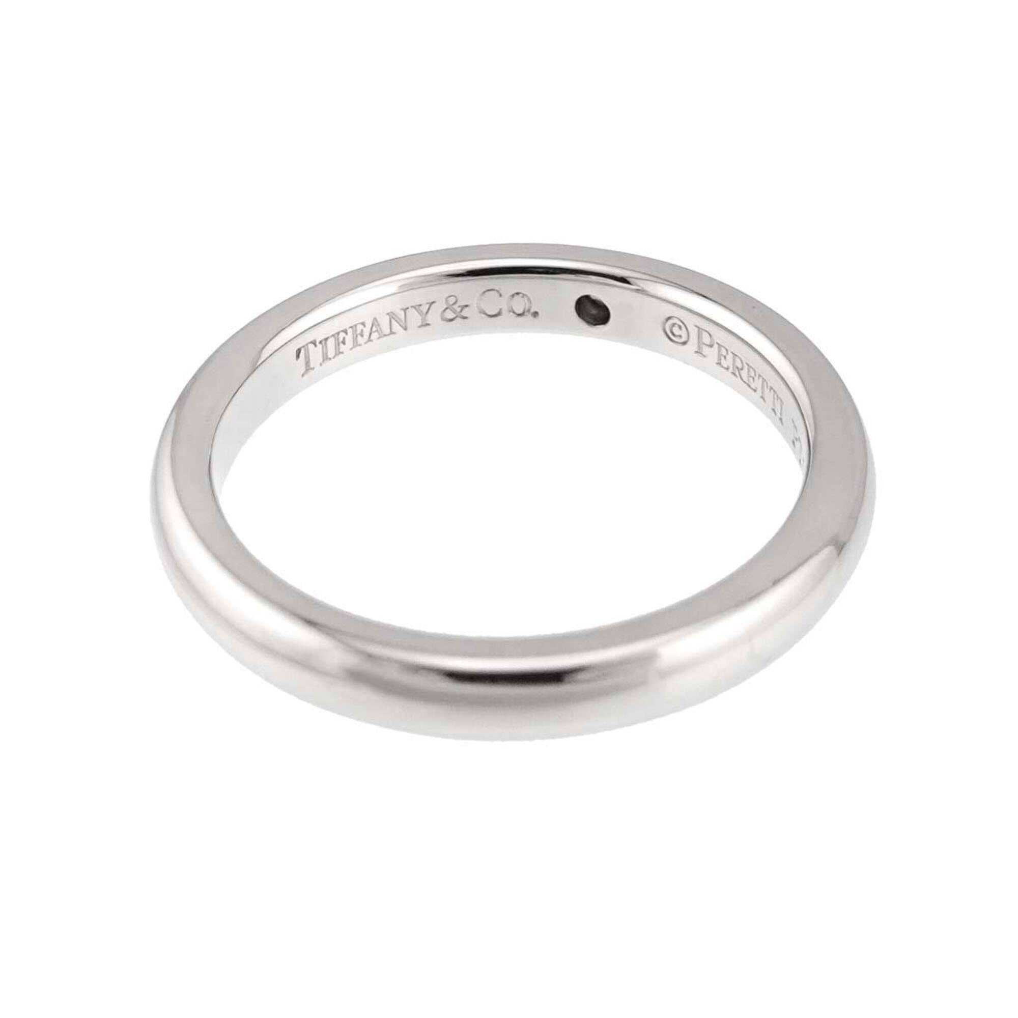 Tiffany Silver Platinum 950 Band Ring (Pre-Owned)