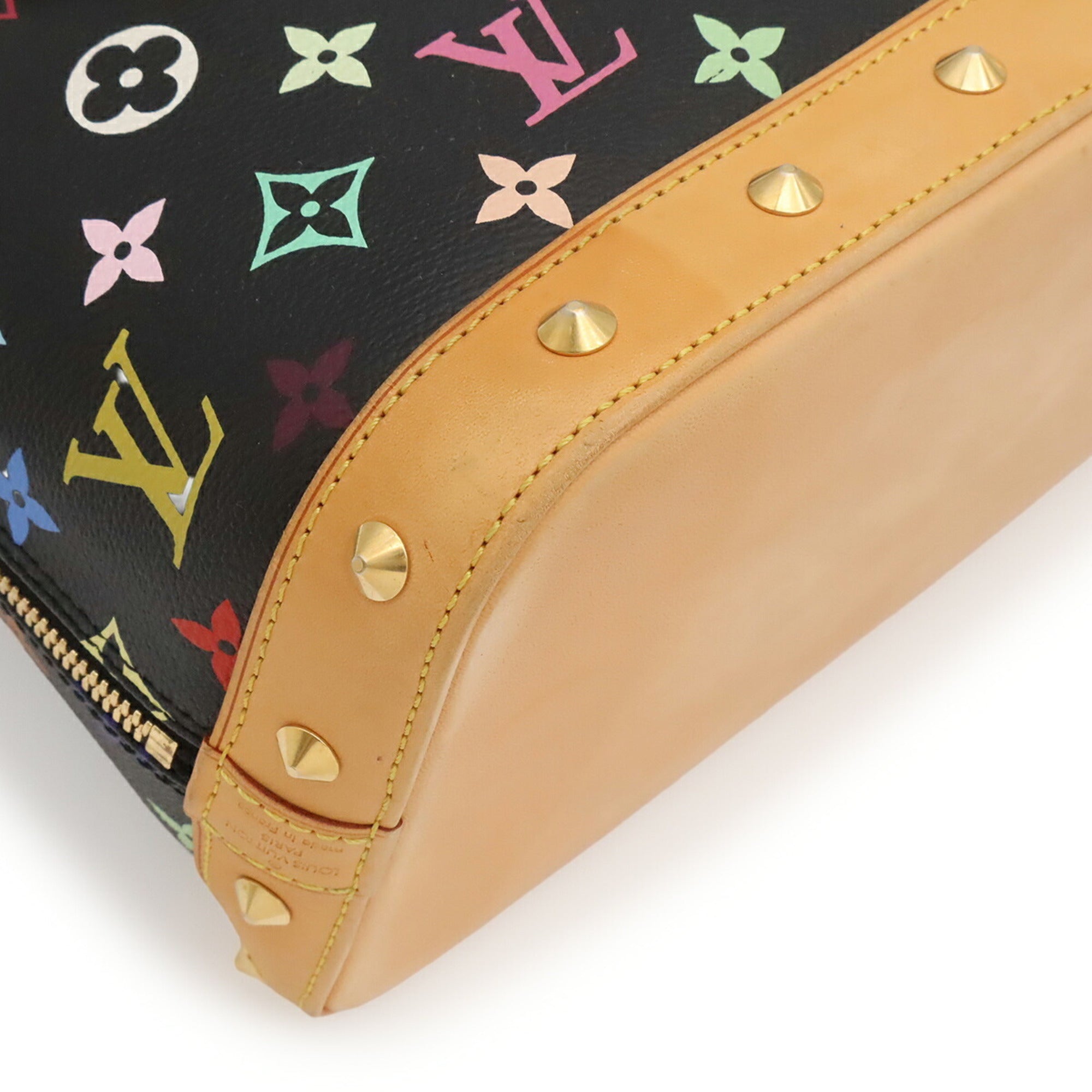 Louis Vuitton Noir Monogram Canvas Handbag (Pre-Owned)