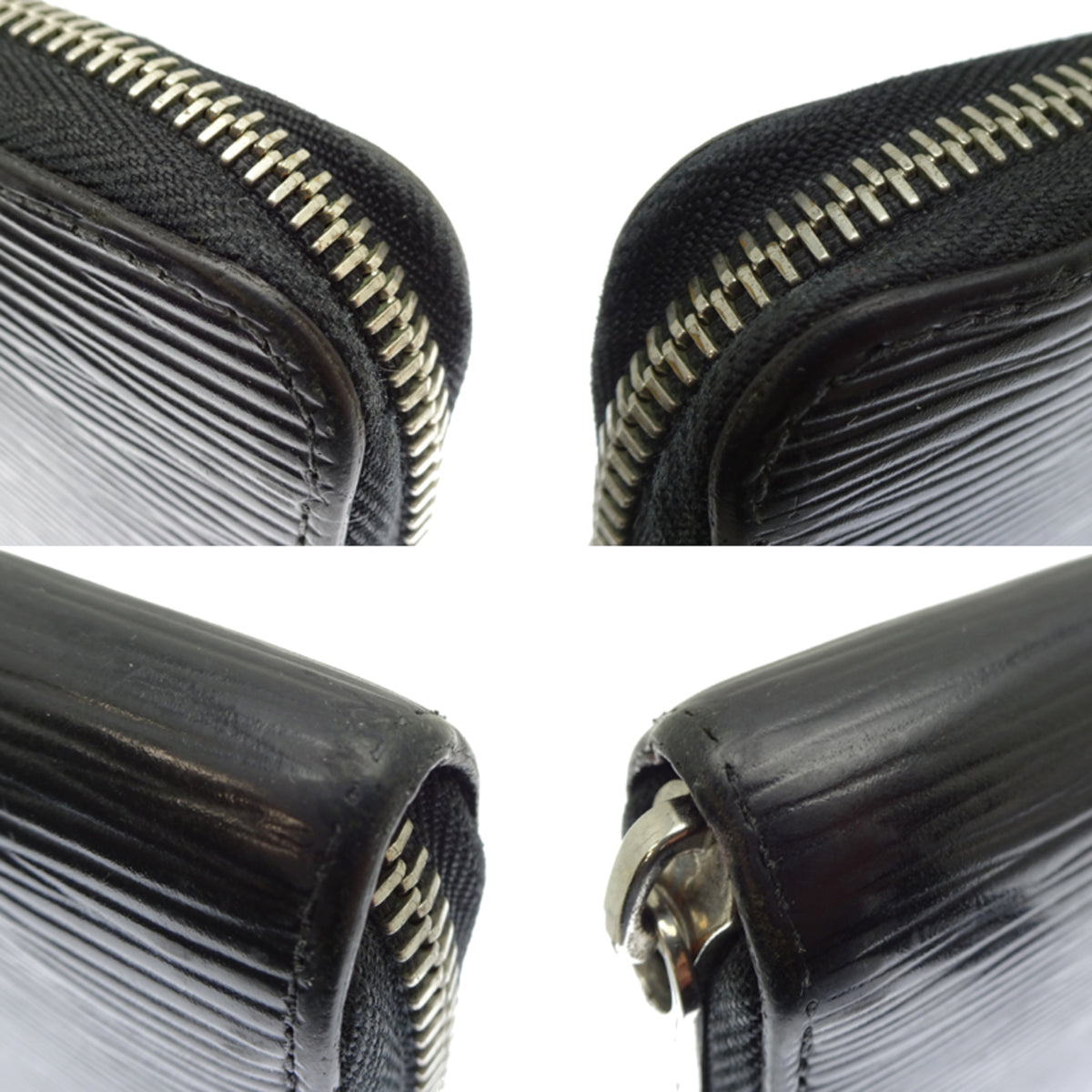 Louis Vuitton Black Noir Epi Leather Long Wallet (Bi-Fold) (Pre-Owned)
