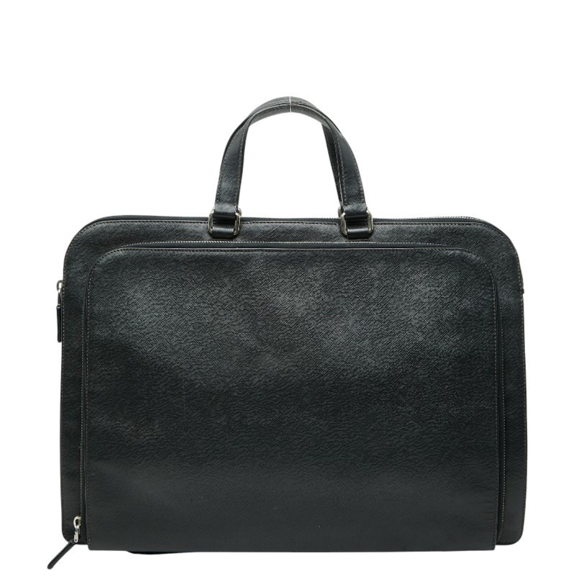 Prada Black Leather Handbag (Pre-Owned)
