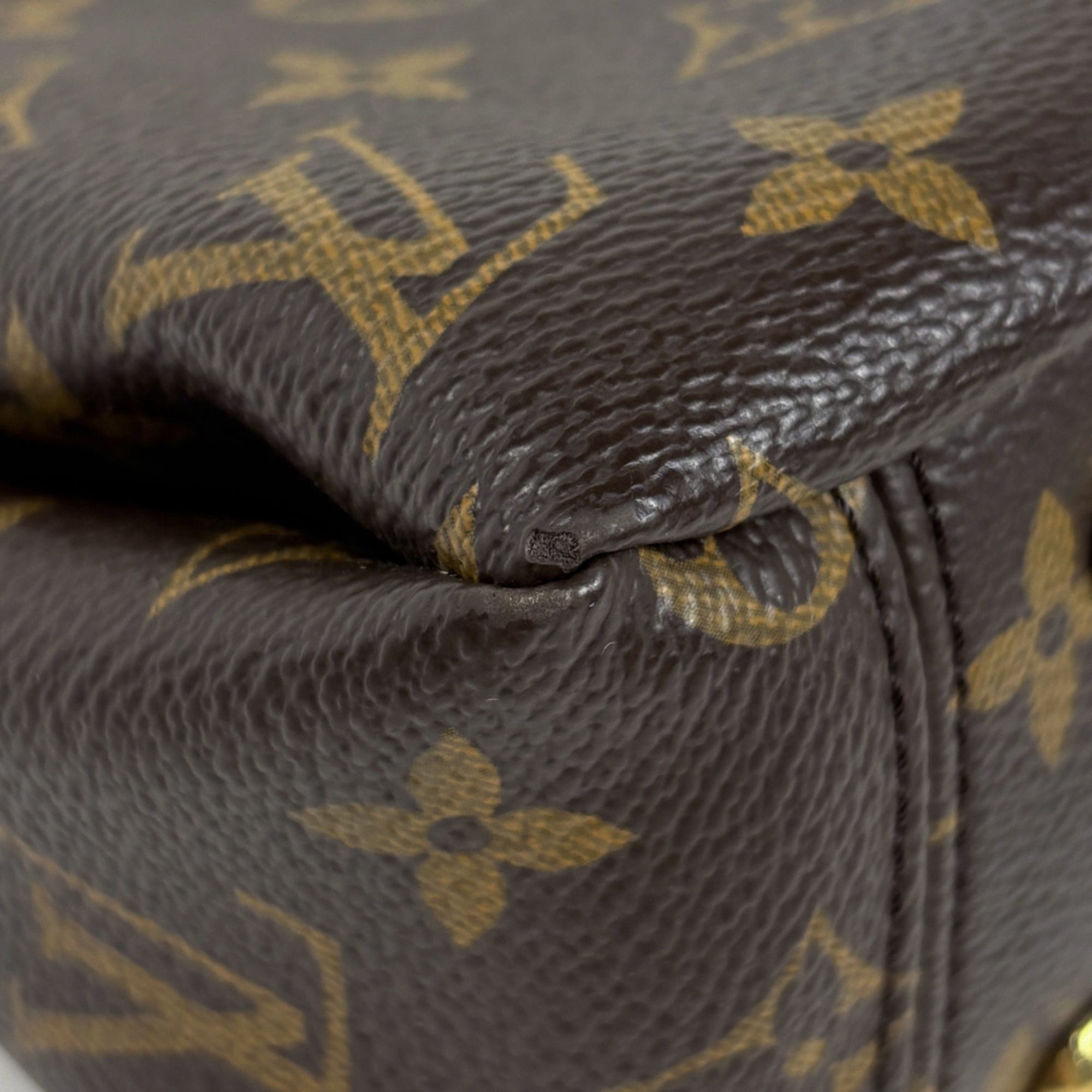 Louis Vuitton Brown Cerise Monogram Red Color Monogram Handbag Shoulder Bag (Pre-Owned)