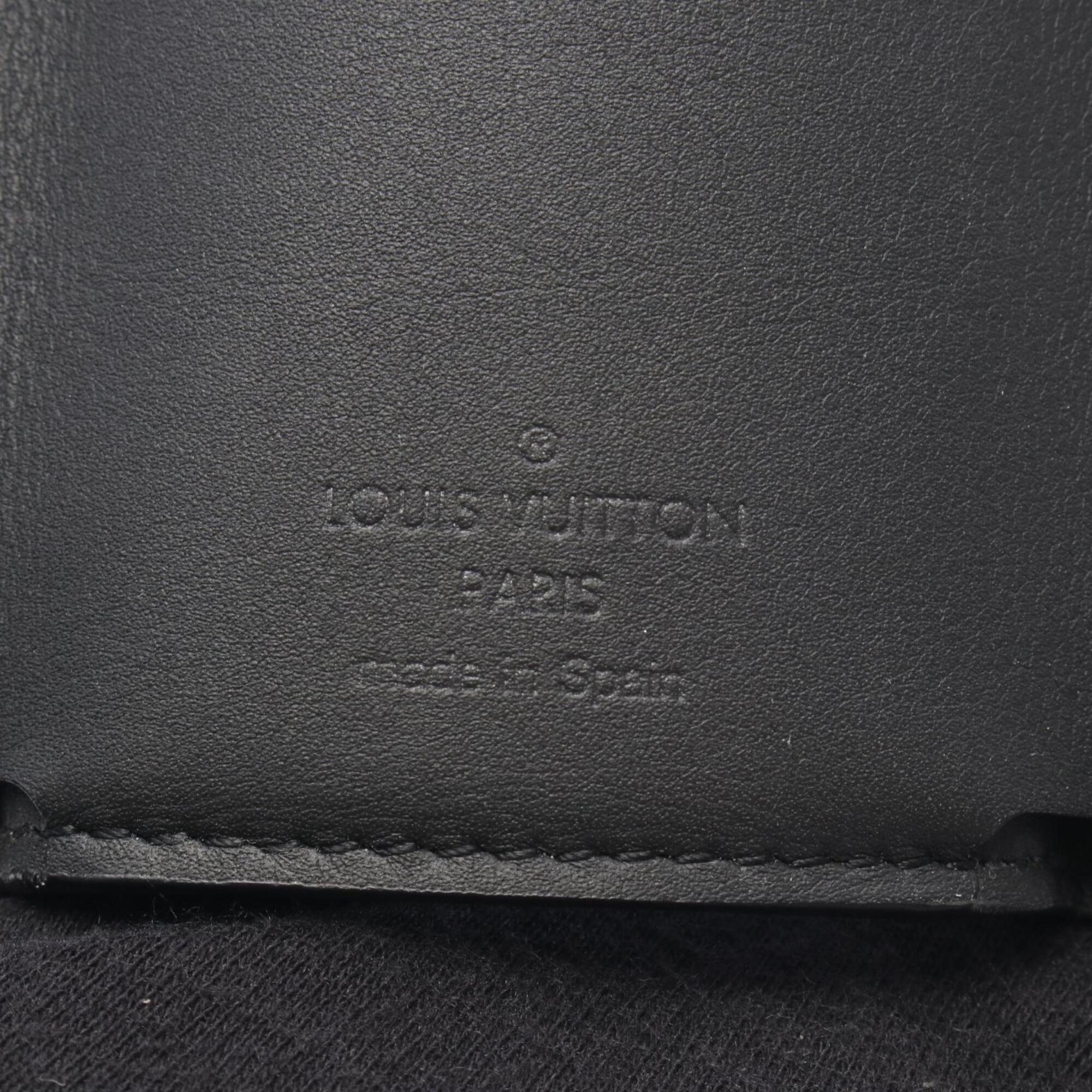 Louis Vuitton Black Monogram Shadow Wallet (Tri-Fold) (Pre-Owned)
