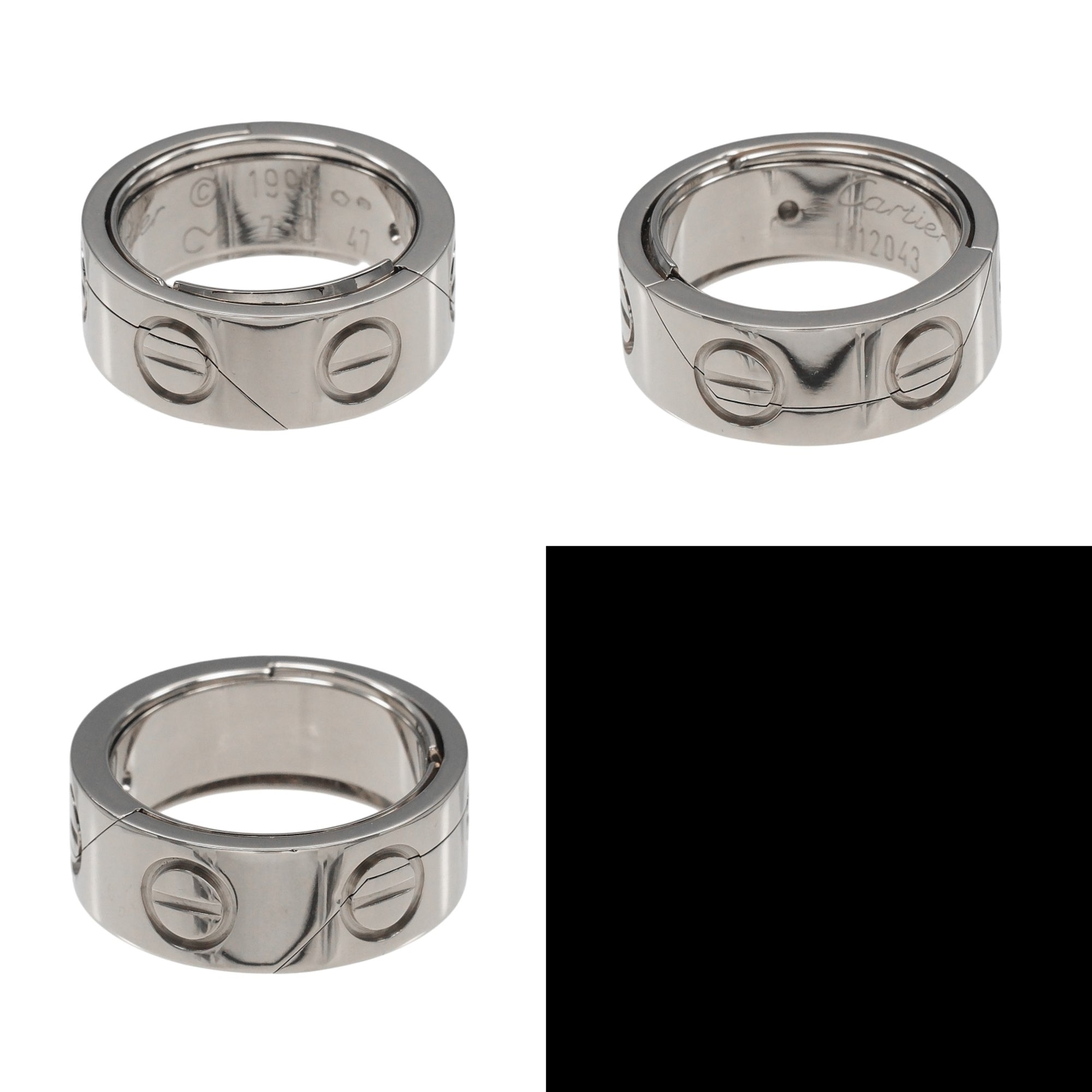 Cartier White Gold (18K) Band Ring (Pre-Owned)