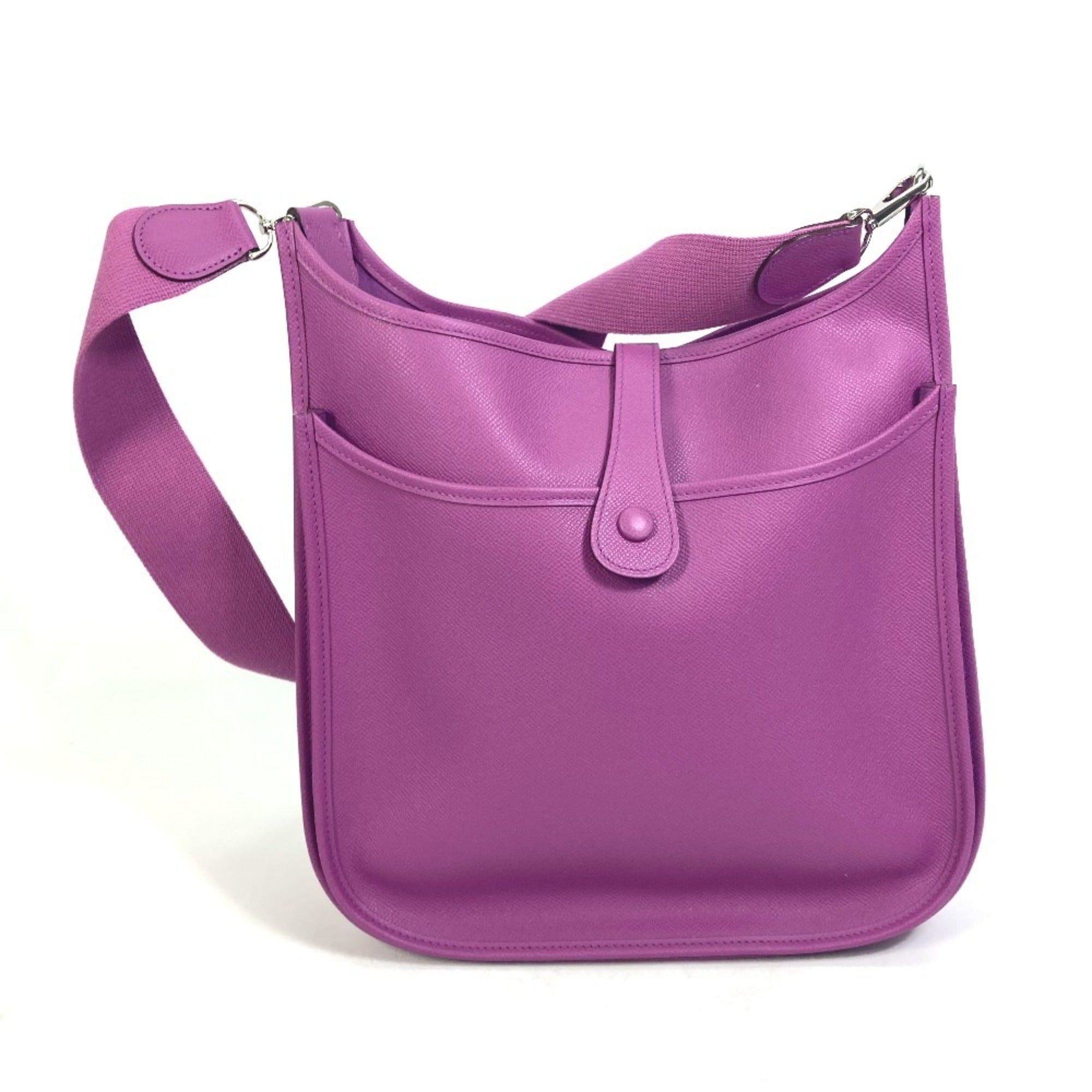 Hermes Cyclamen Purple Epsom Leather Shoulder Bag (Pre-Owned)