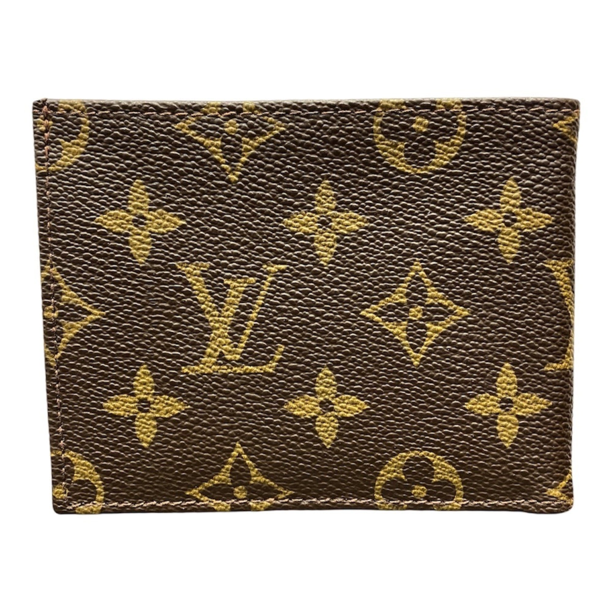 Louis Vuitton Brown Pvc Wallet (Bi-Fold) (Pre-Owned)
