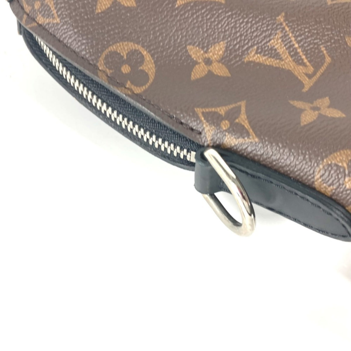 Louis Vuitton Black Brown Monogram Handbag Shoulder Bag Tote Bag (Pre-Owned)