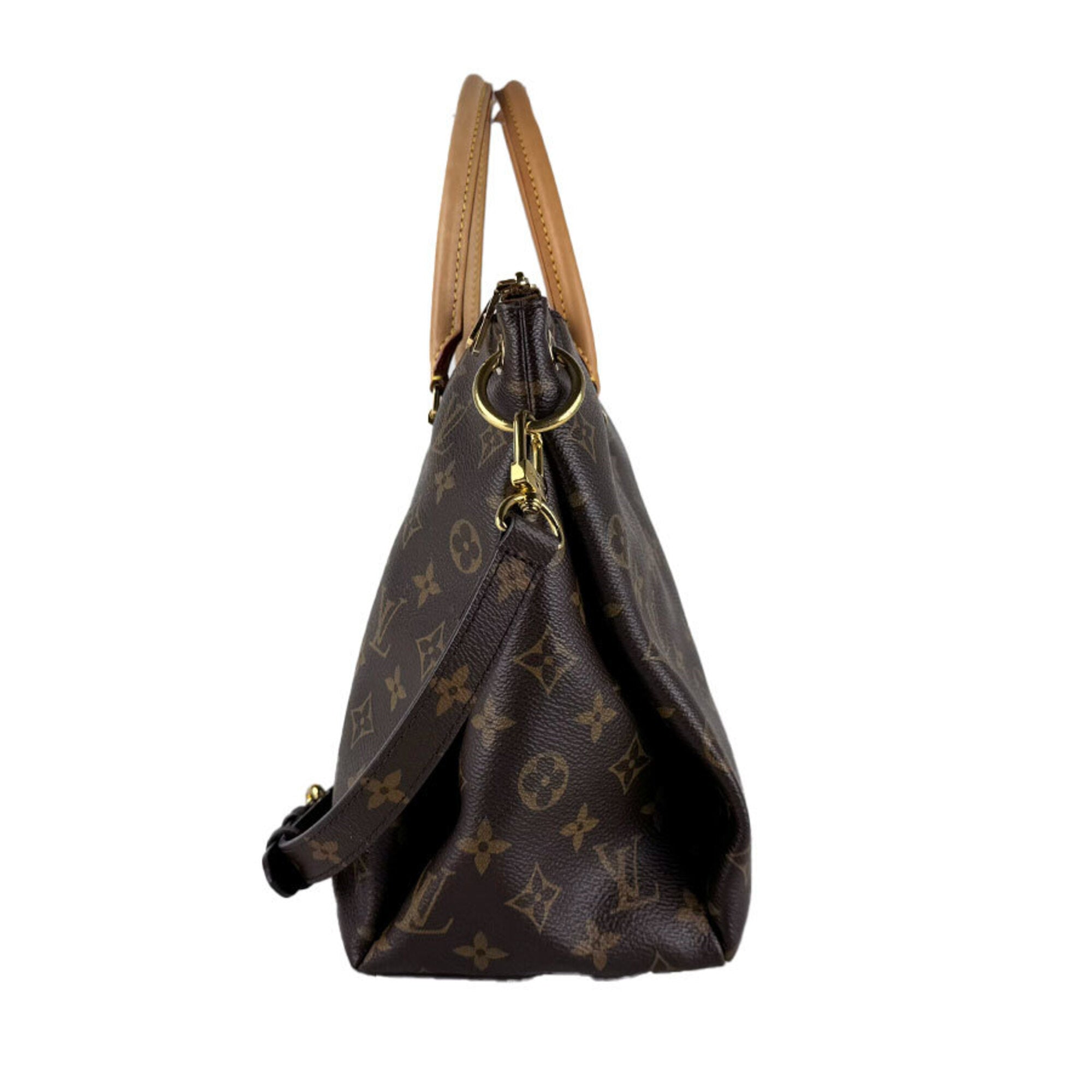 Louis Vuitton Brown Monogram Monogram Handbag Shoulder Bag (Pre-Owned)