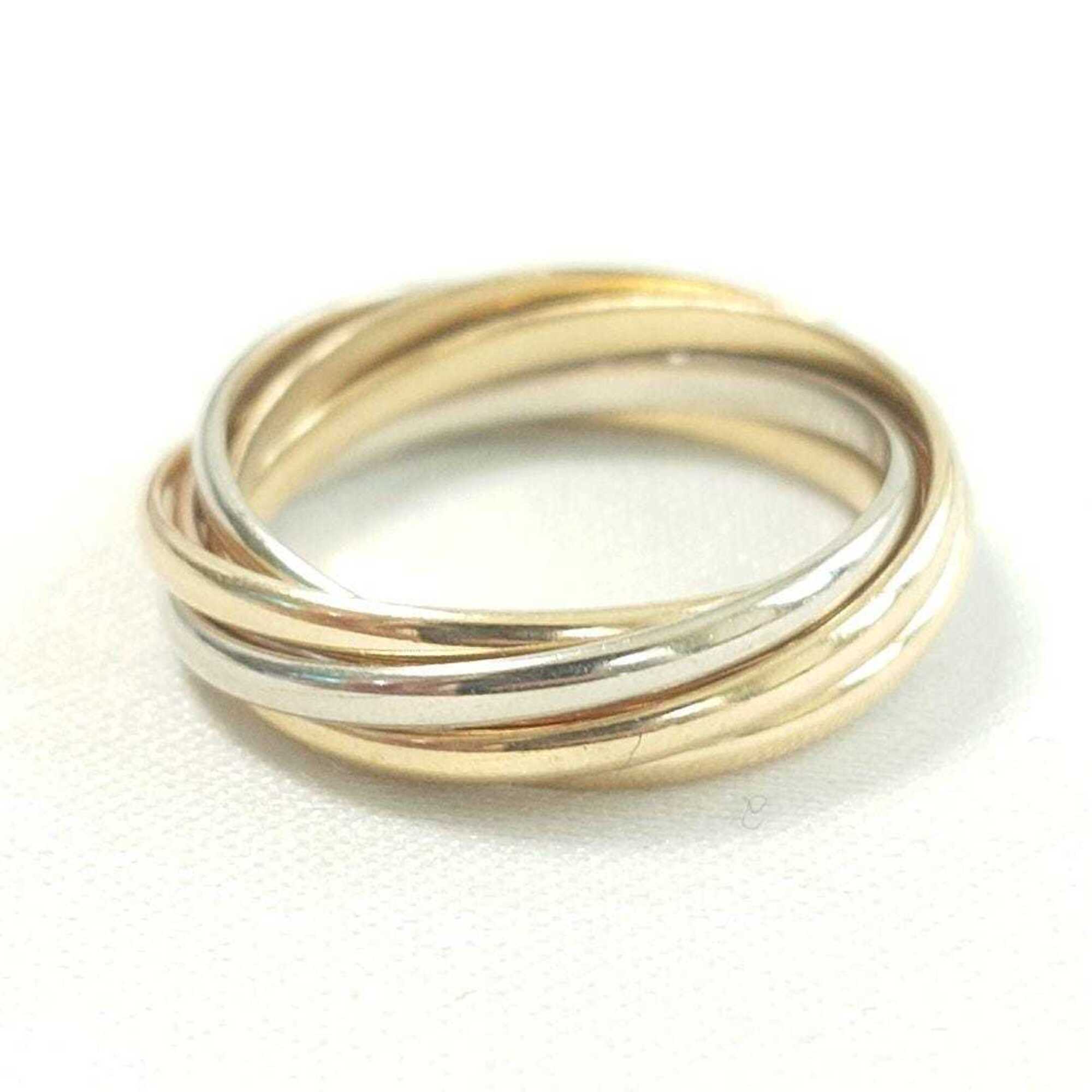 Cartier Trinity Yellow Gold (18K) White Gold (18K) Band Ring (Pre-Owned)