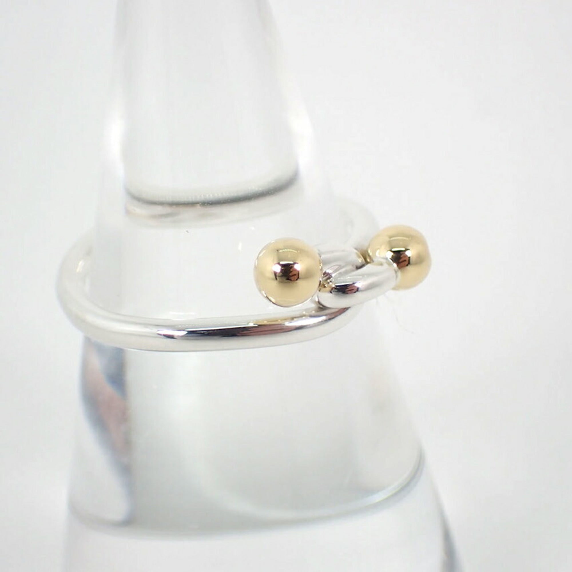 Tiffany Yellow Gold (18K) Sterling Silver 925 Band Ring (Pre-Owned)