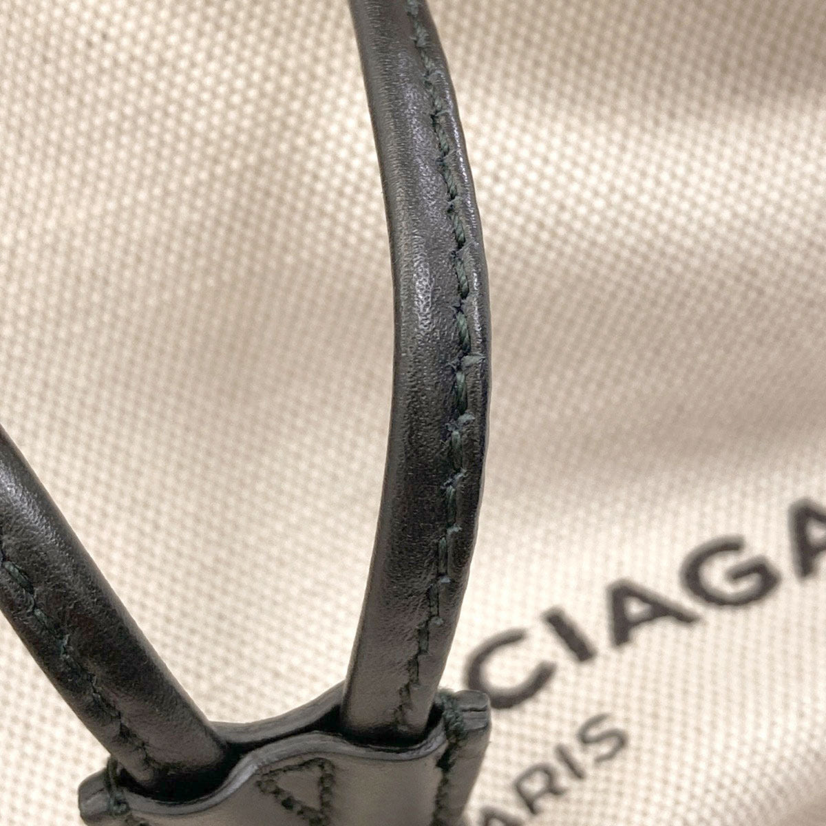 Balenciaga Black Canvas Pouch Shoulder Bag (Pre-Owned)