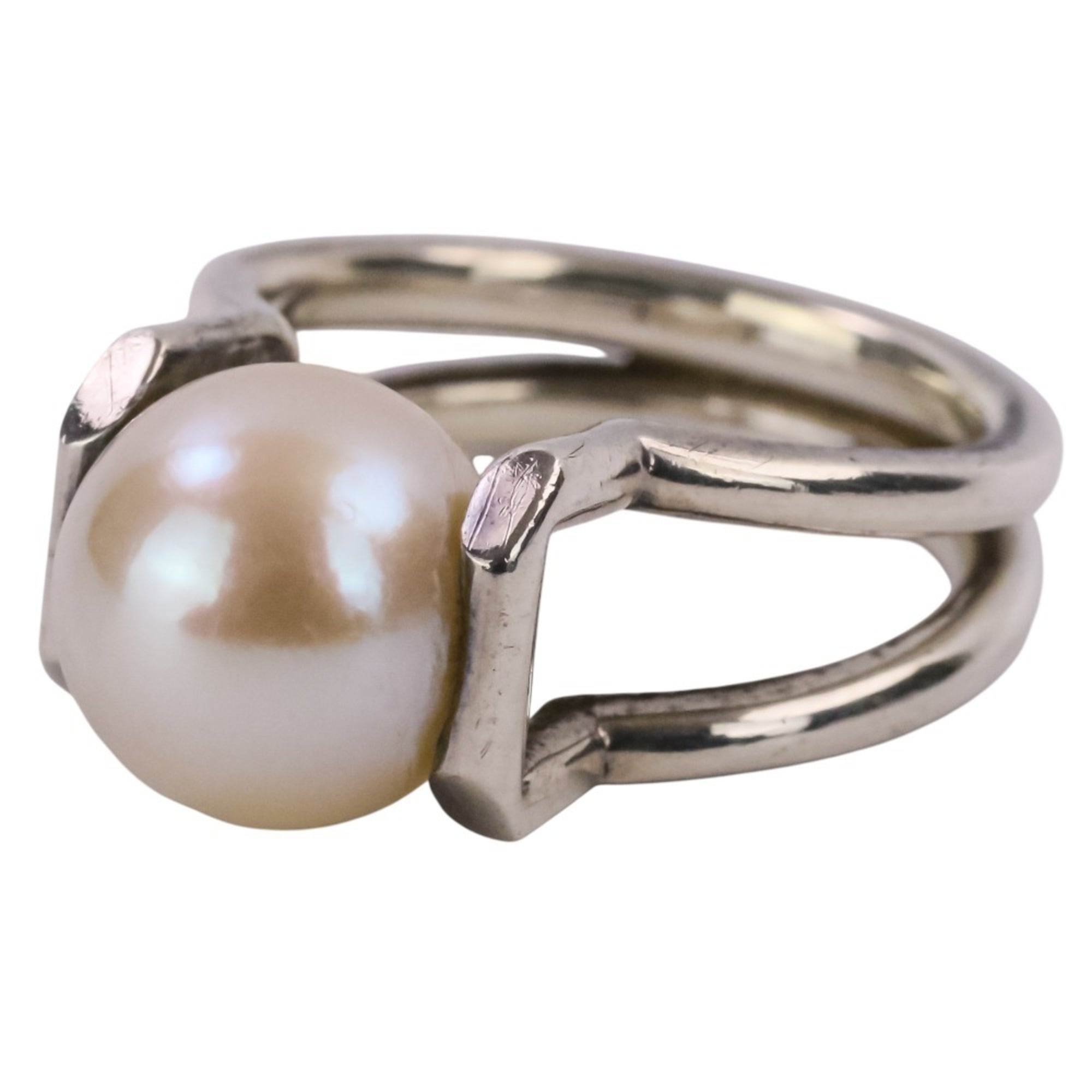 Tiffany Silver Silver 925 Band Ring (Pre-Owned)