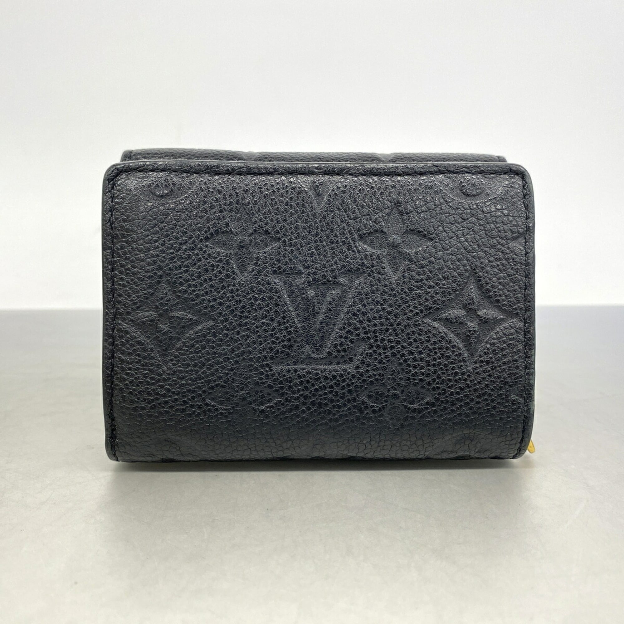 Louis Vuitton Noir Wallet (Tri-Fold) (Pre-Owned)