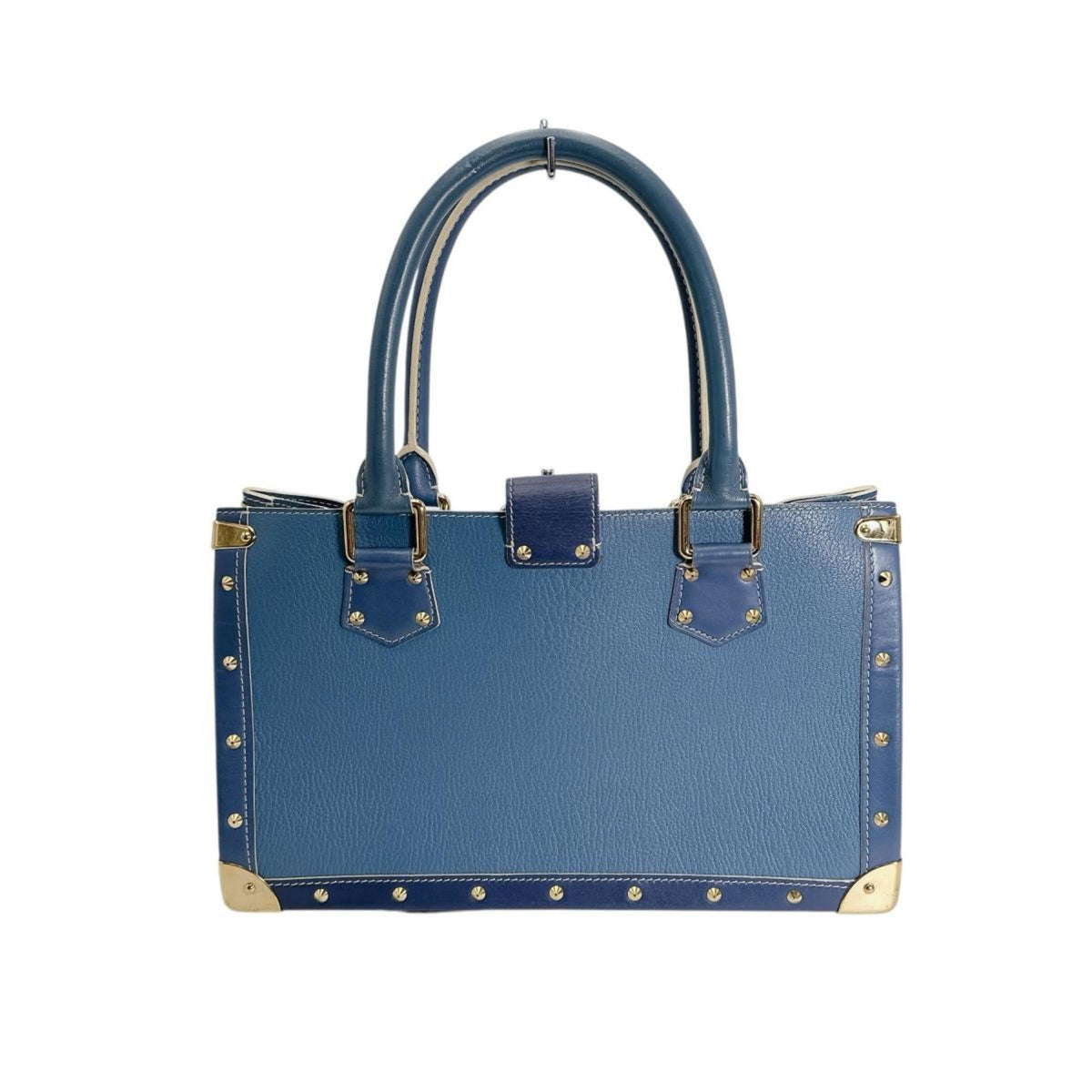 Louis Vuitton Blue Leather Handbag (Pre-Owned)