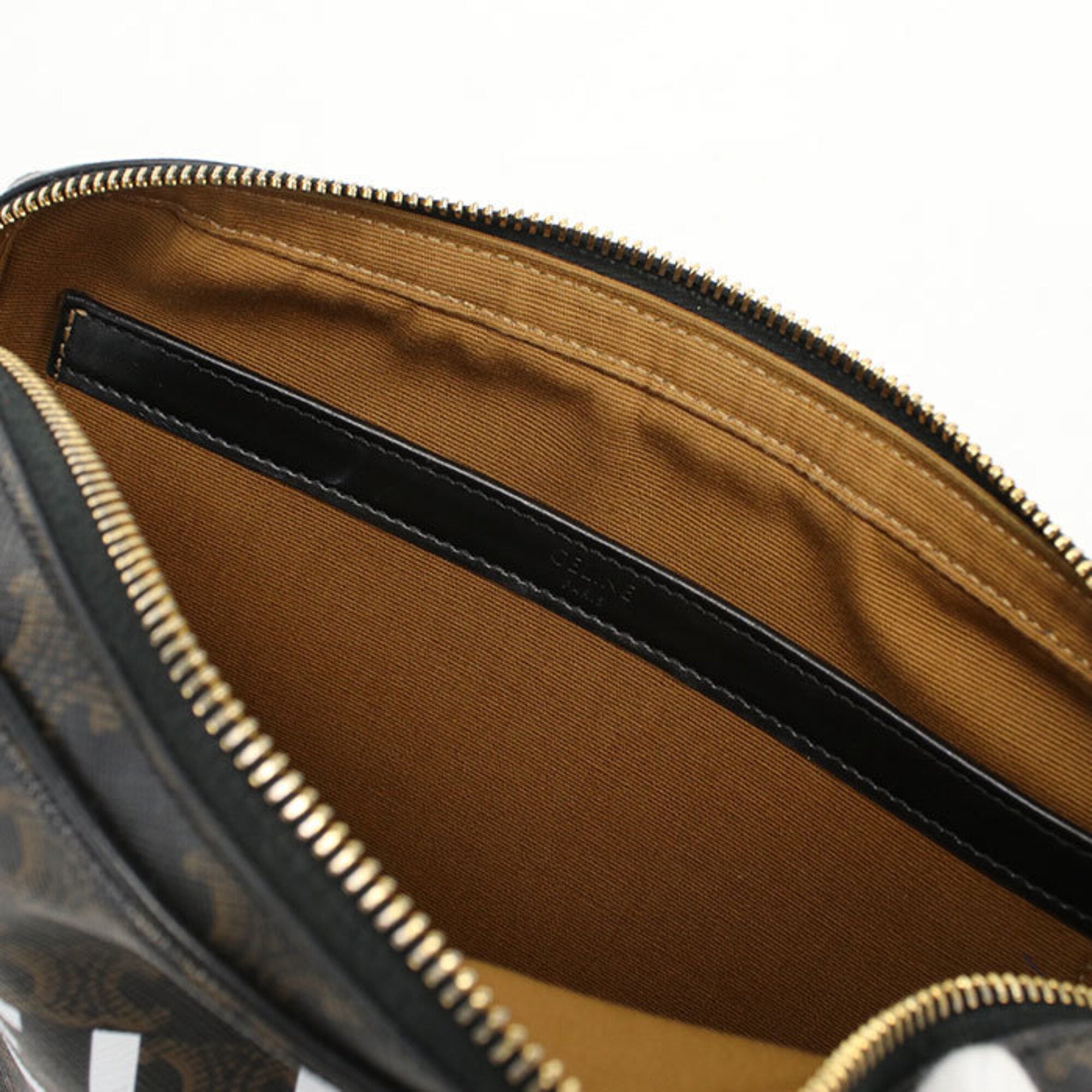 Celine Brown Pvc Leather Messenger Bag Shoulder Bag (Pre-Owned)