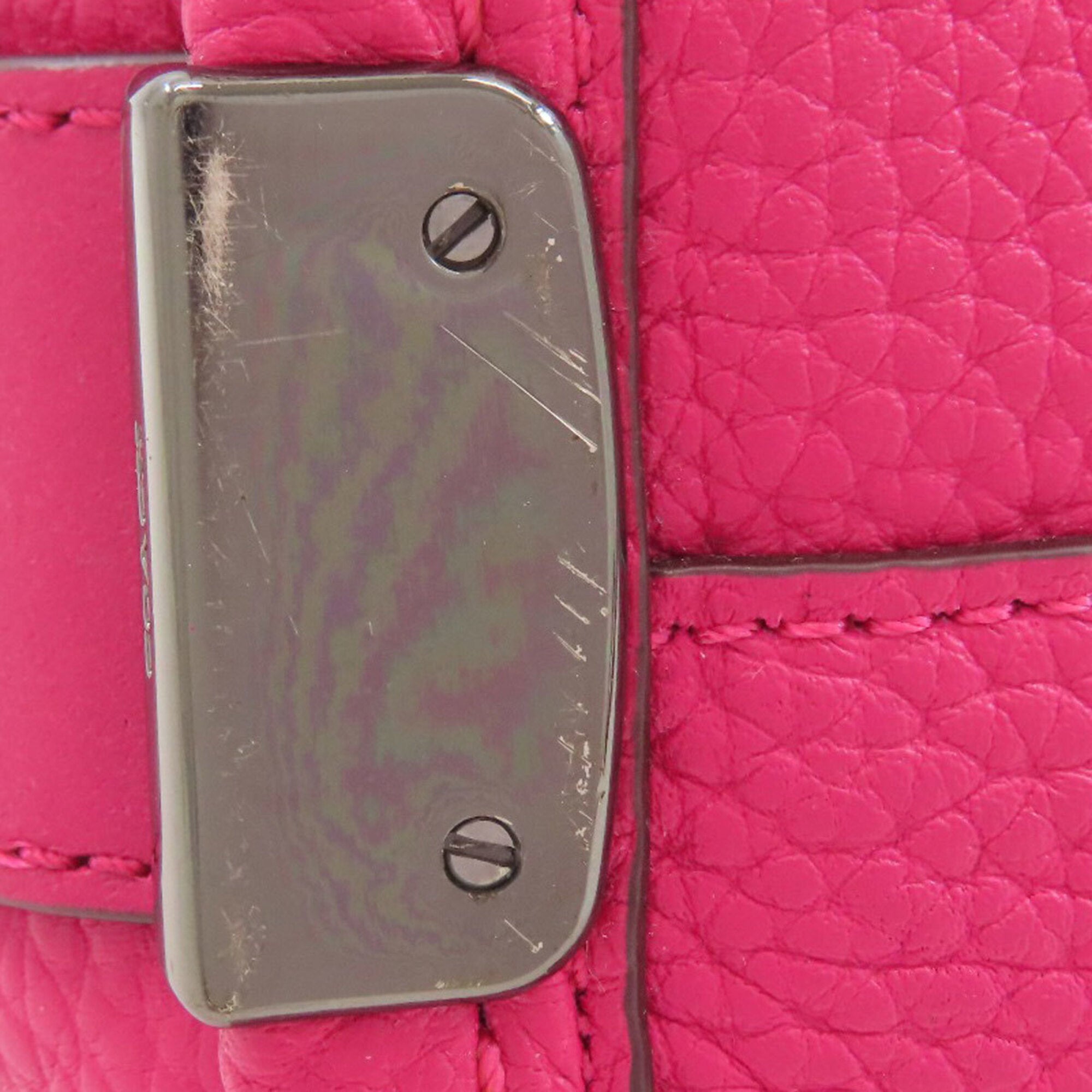 Coach Pink Leather Handbag (Pre-Owned)