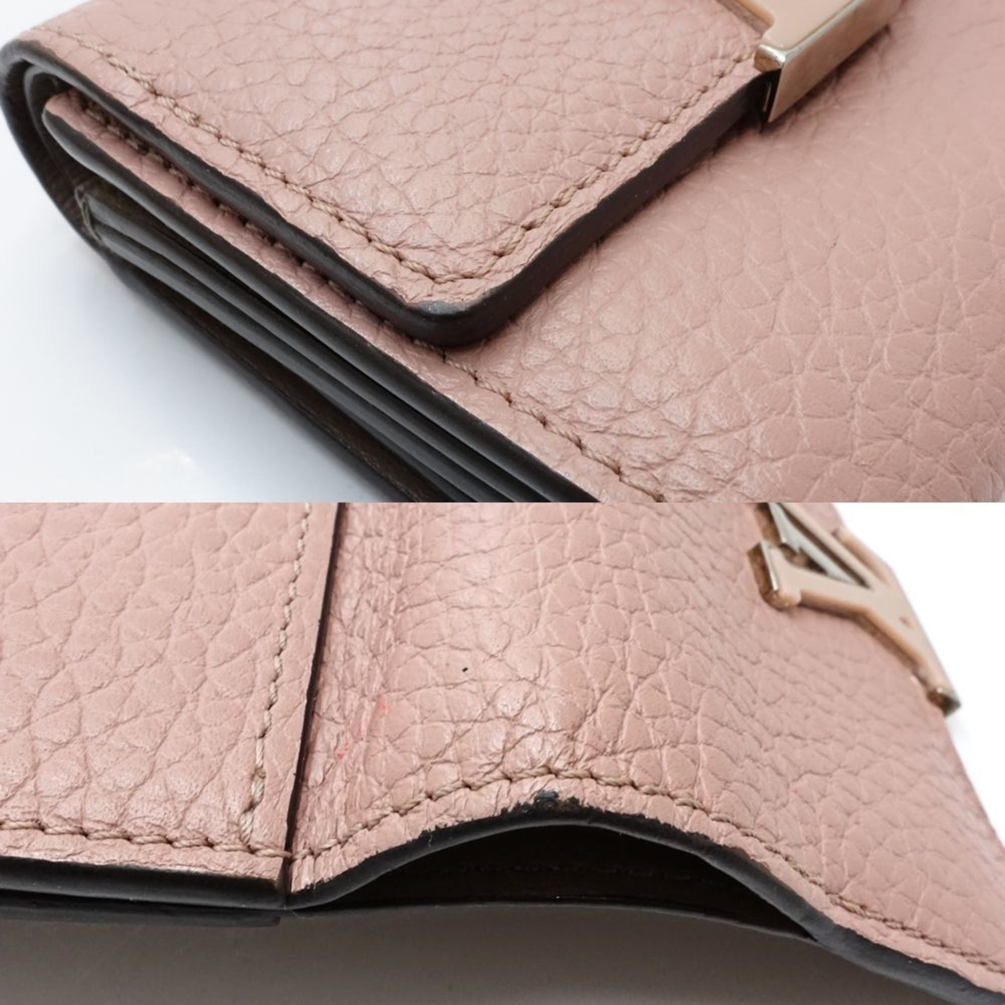 Louis Vuitton Magnolia Leather Wallet (Tri-Fold) (Pre-Owned)